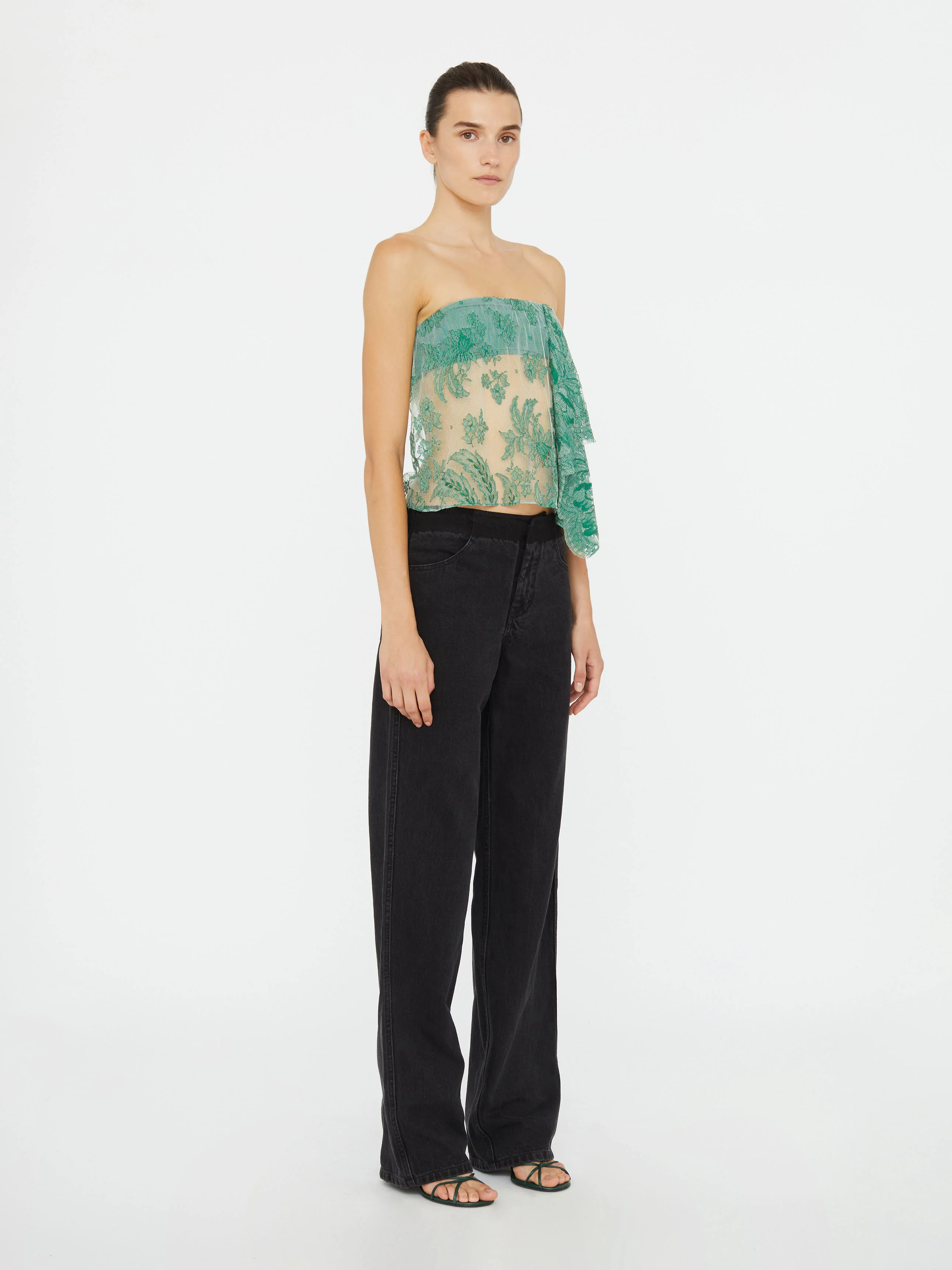 Floating Lace Strapless Top - Image 3