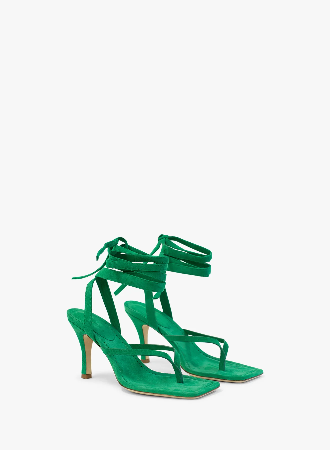 Frida Flip Flop Suede Heel - Image 2