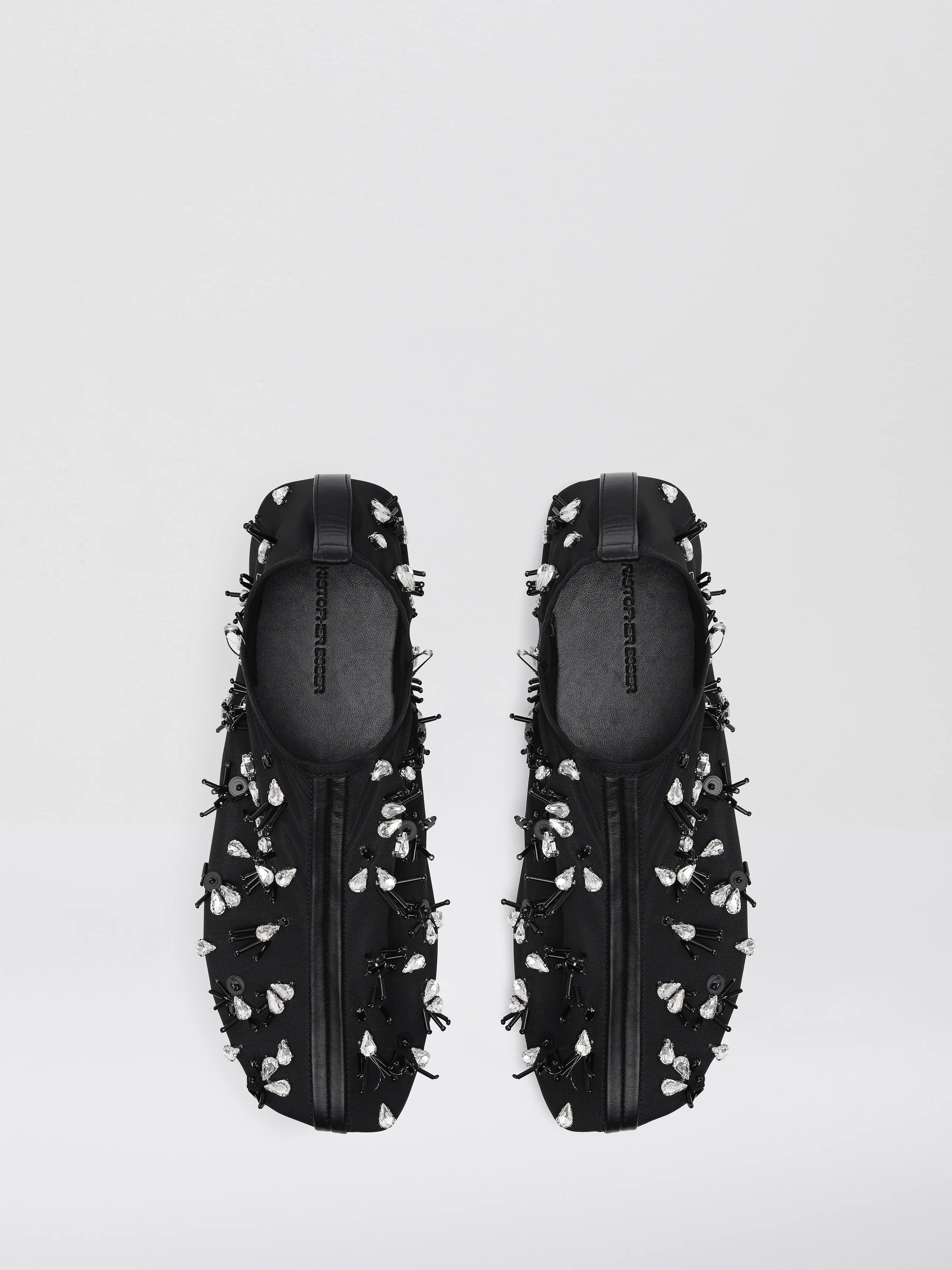 Frosted Beaded Mesh Flat - Image 4