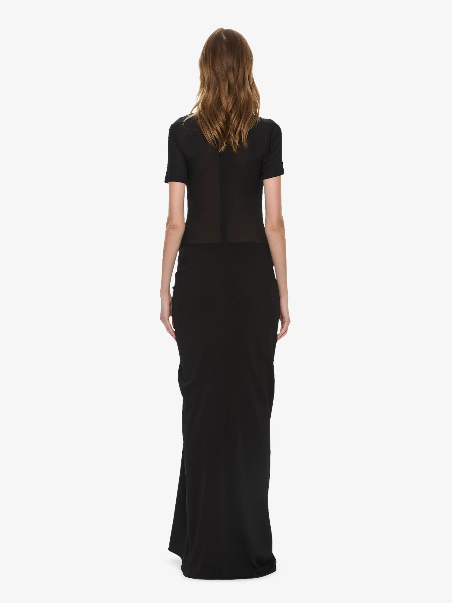 Fusion Ruched Tee Gown - Image 4