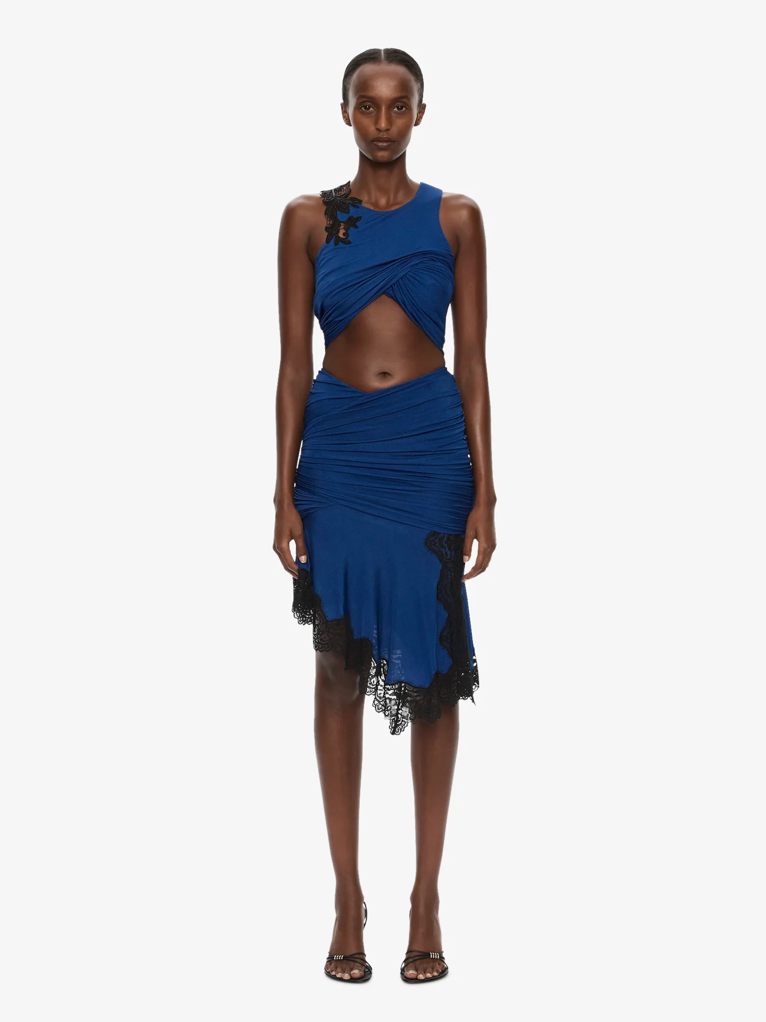 Hibiscus Embroidered Fold Up Tank - Image 2