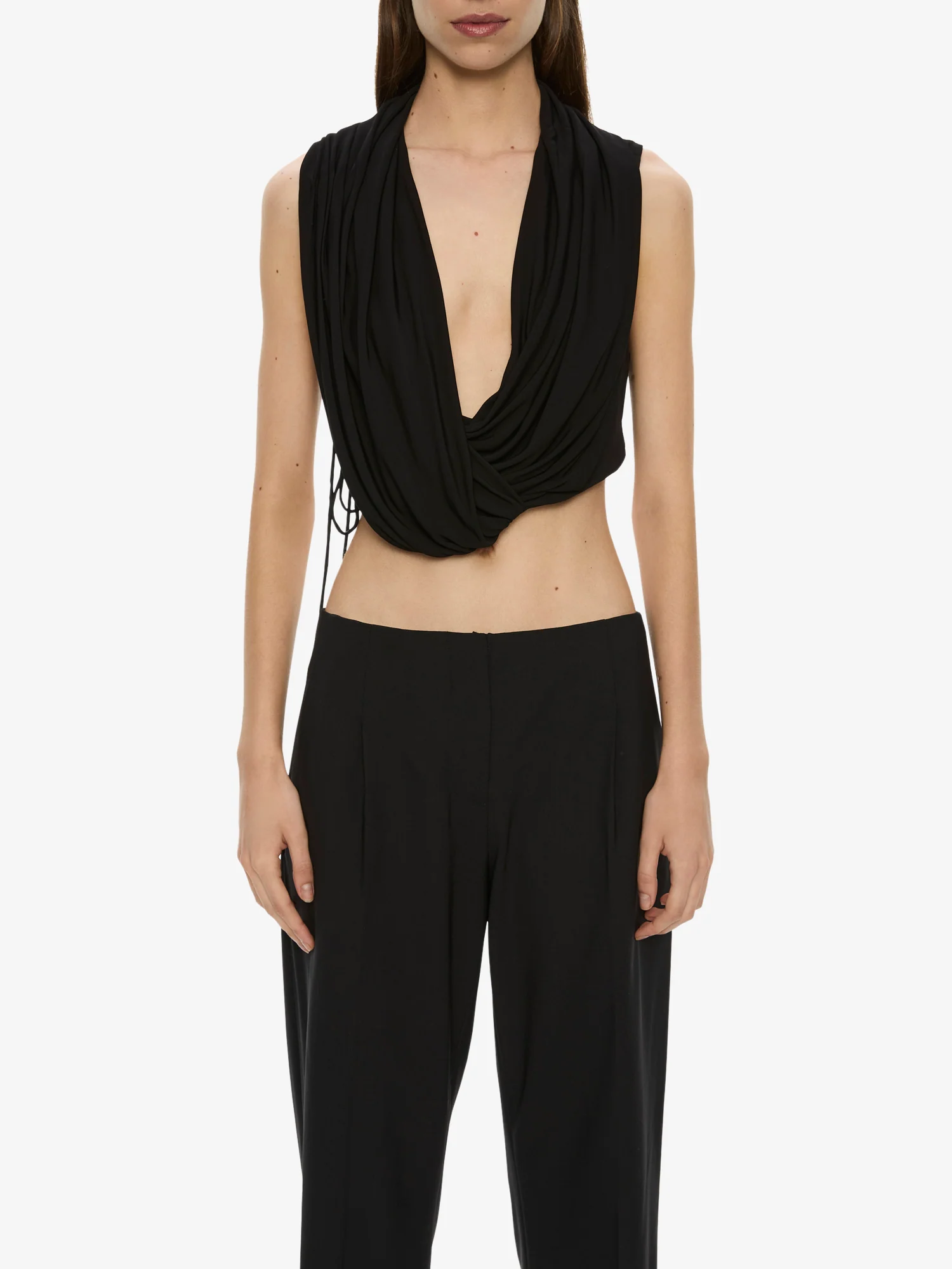 Interlock Jersey Drape Top - Image 4
