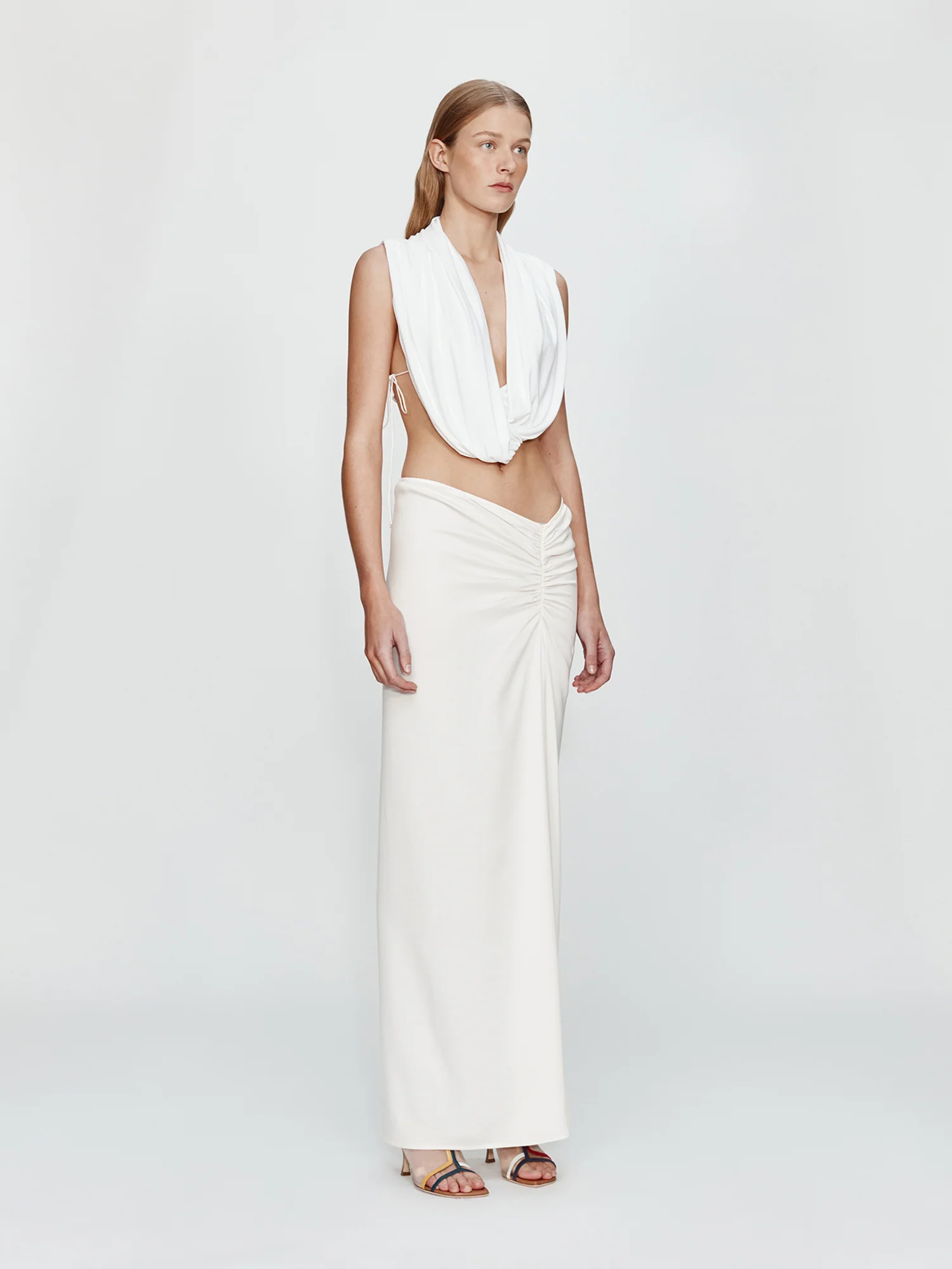 Interlock Jersey Drape Top - Image 3