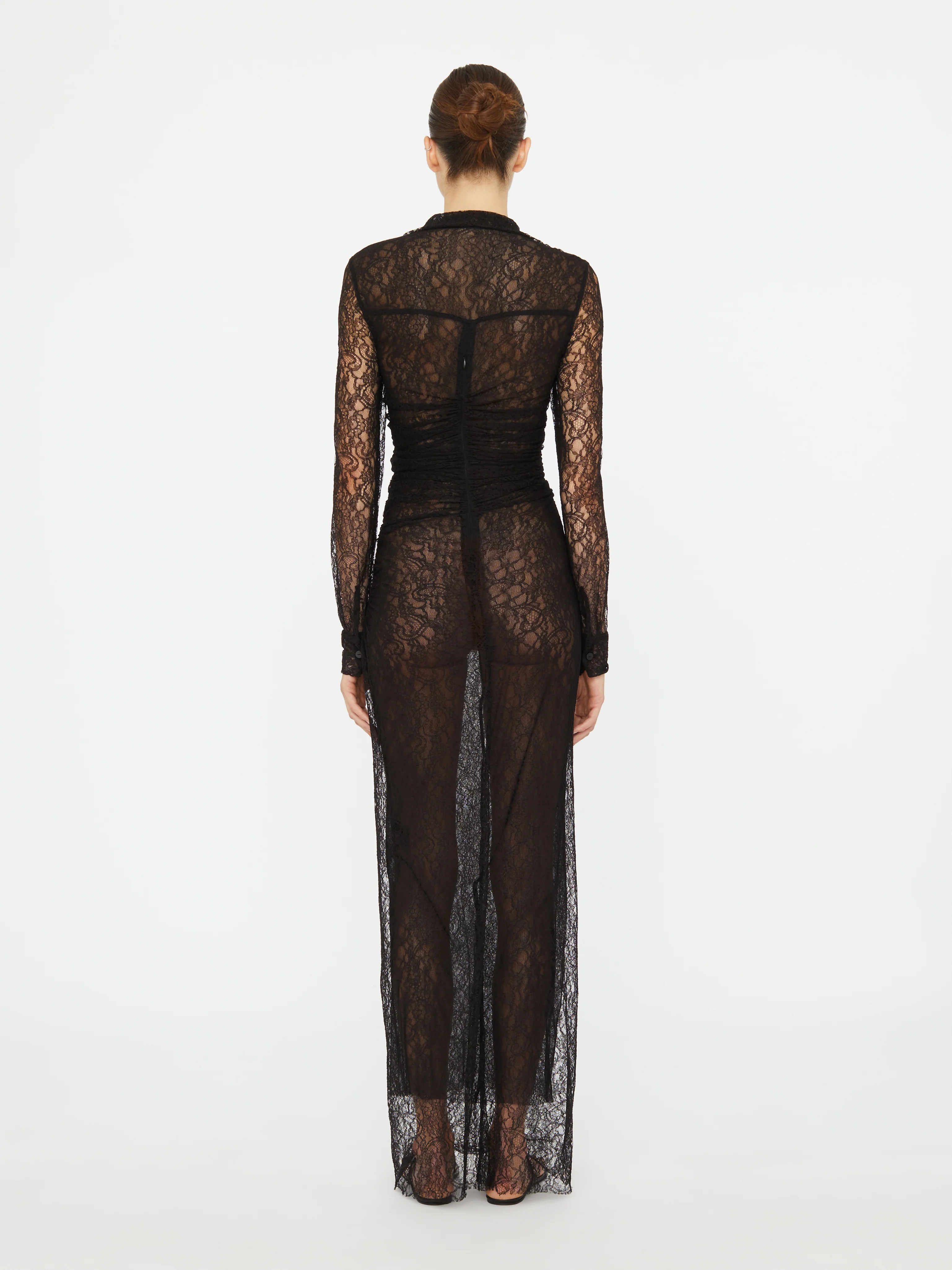 Lace Venus Plunge Shirt Dress - Image 5