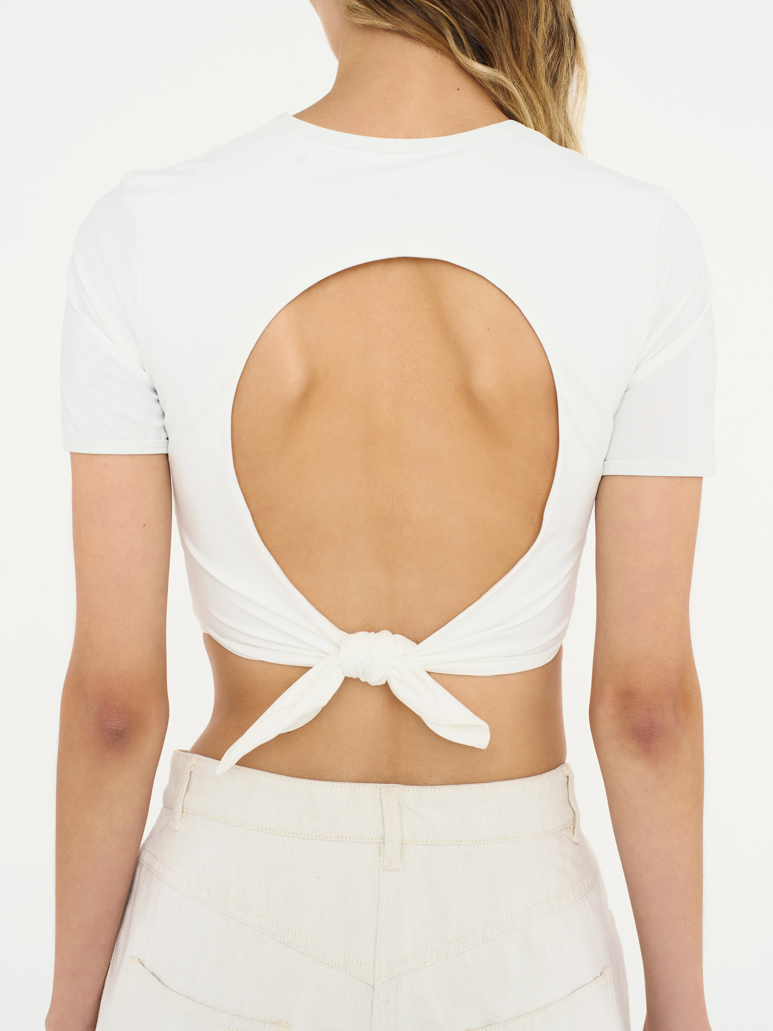 Lambada Sands Backless Knot Tie Tee - Image 3
