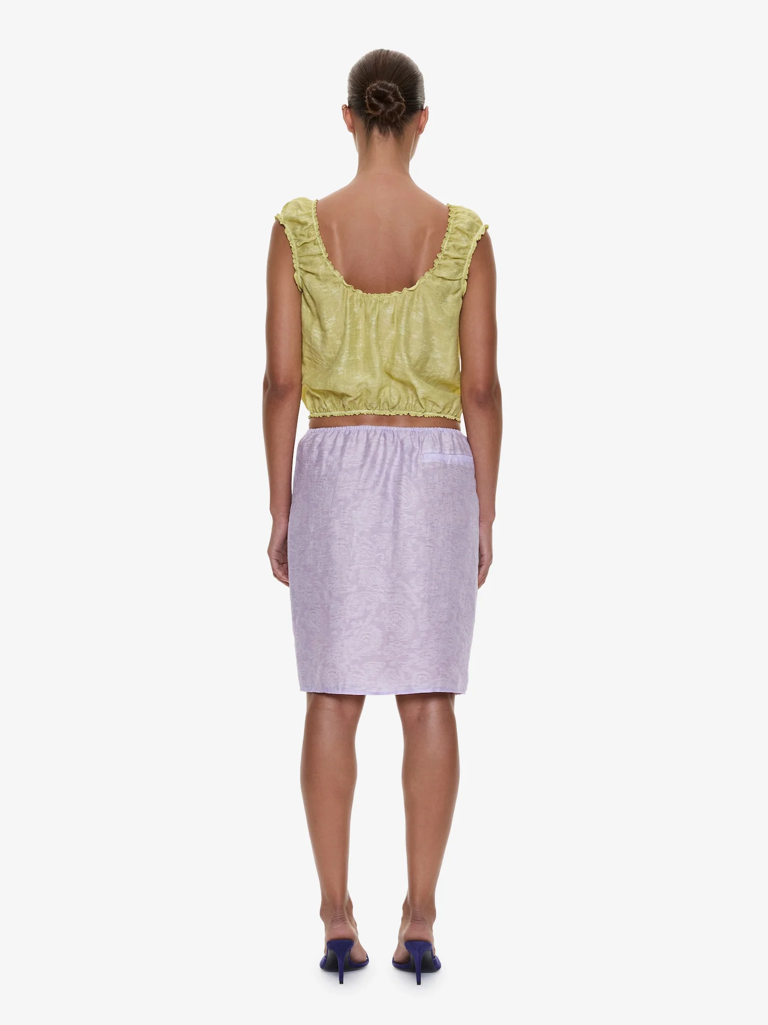 Light Leak Jacquard Zip Up Top - Image 6