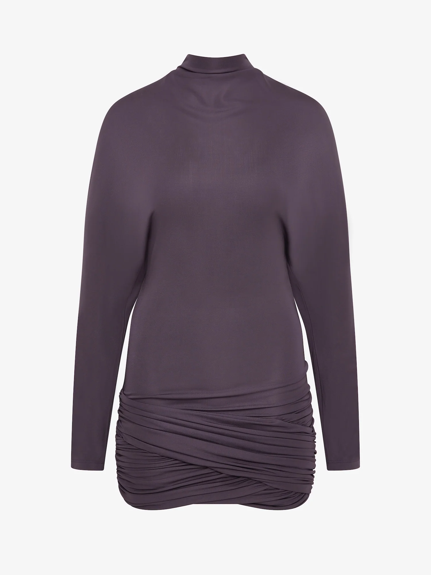 Luna Draped Jersey Mini Dress - Image 6