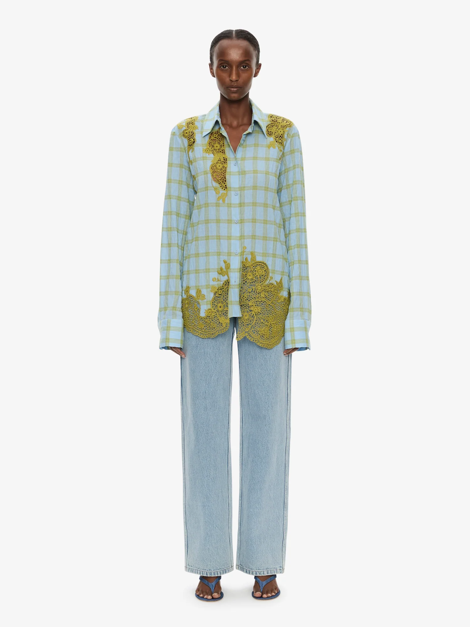 Maya Embroidered Handkerchief Shirt - Image 2