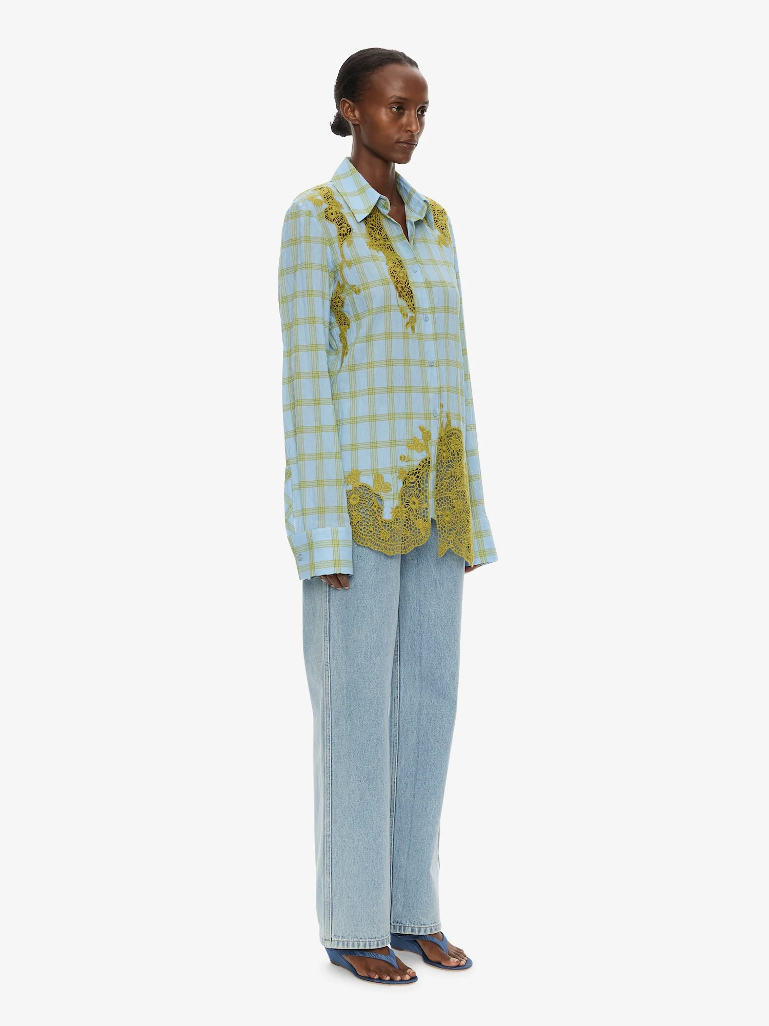Maya Embroidered Handkerchief Shirt - Image 3