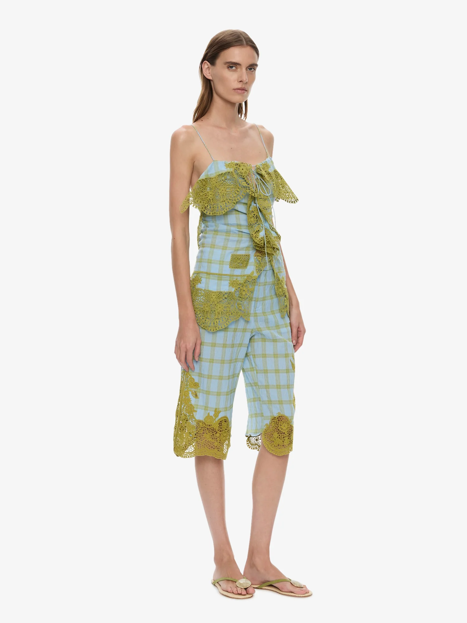 Maya Embroidered Handkerchief Shorts - Image 2