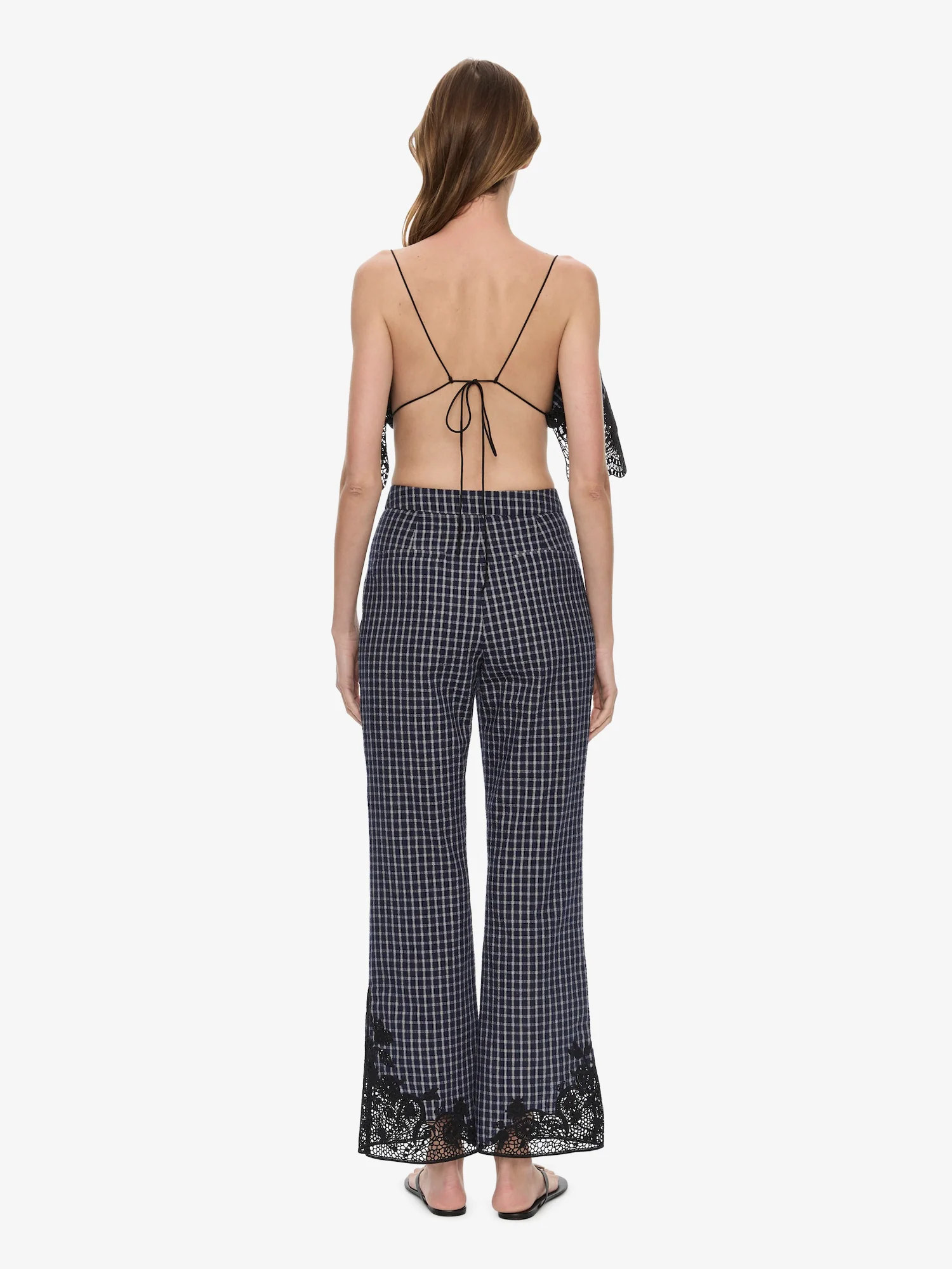 Maya Embroidered Handkerchief Trouser - Image 4