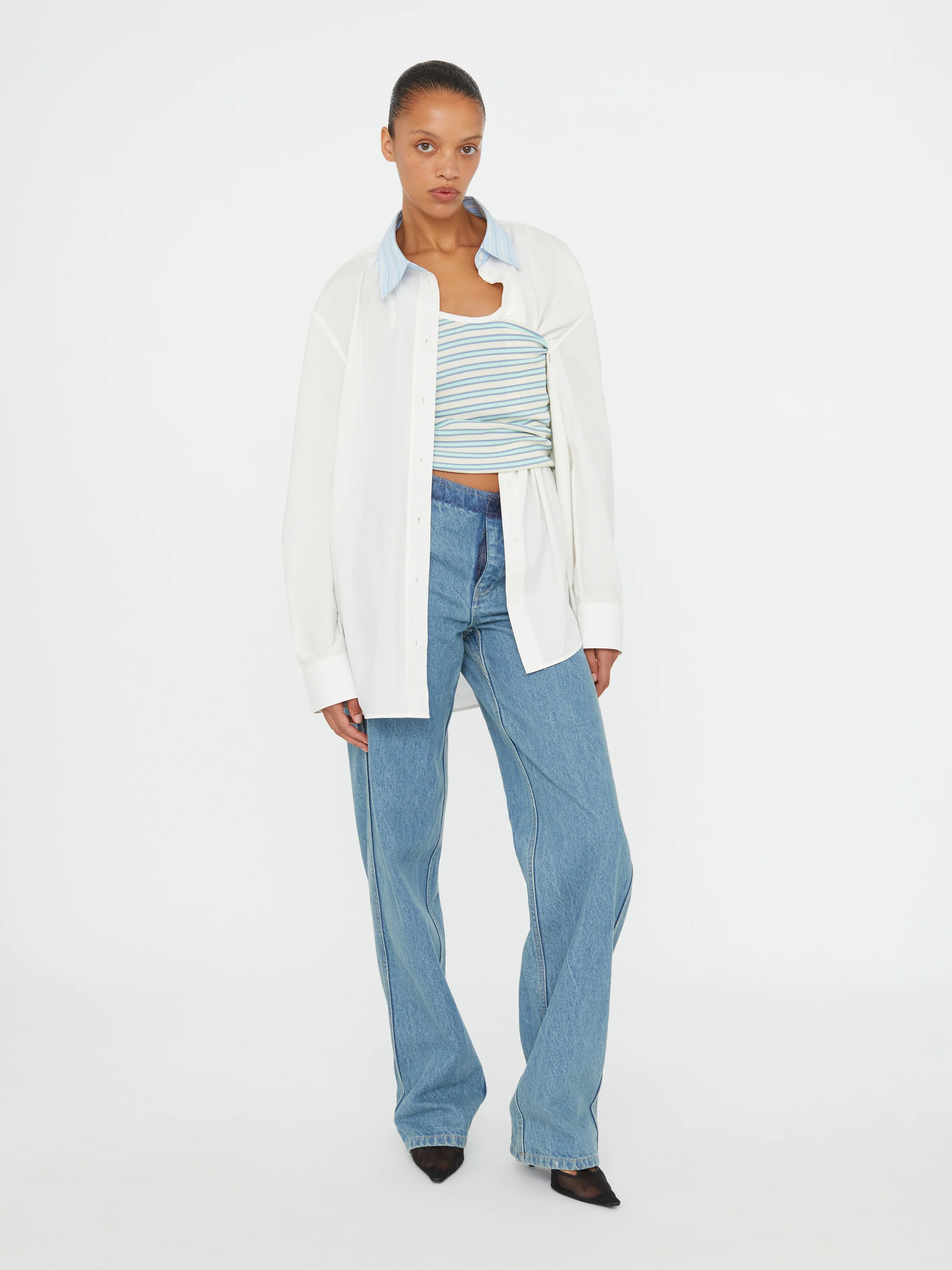 Milo Layered Vacant Tank Shirt - Image 4