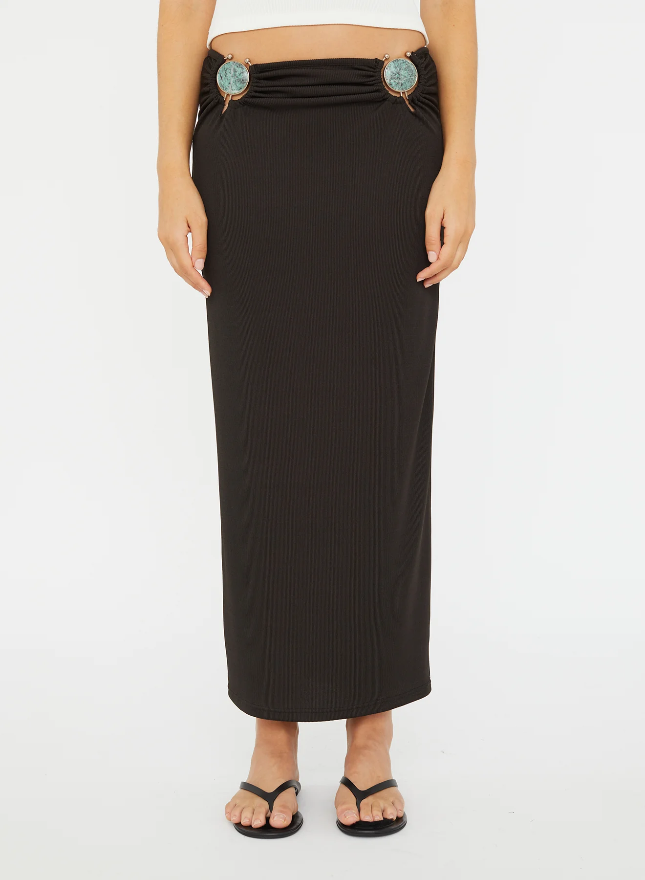 Mineral Stone Ruched Skirt - Image 2