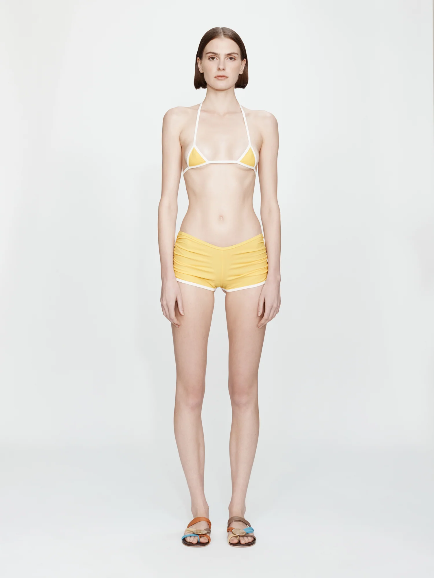 Oasis Ruched Swim Boyshort - Image 5