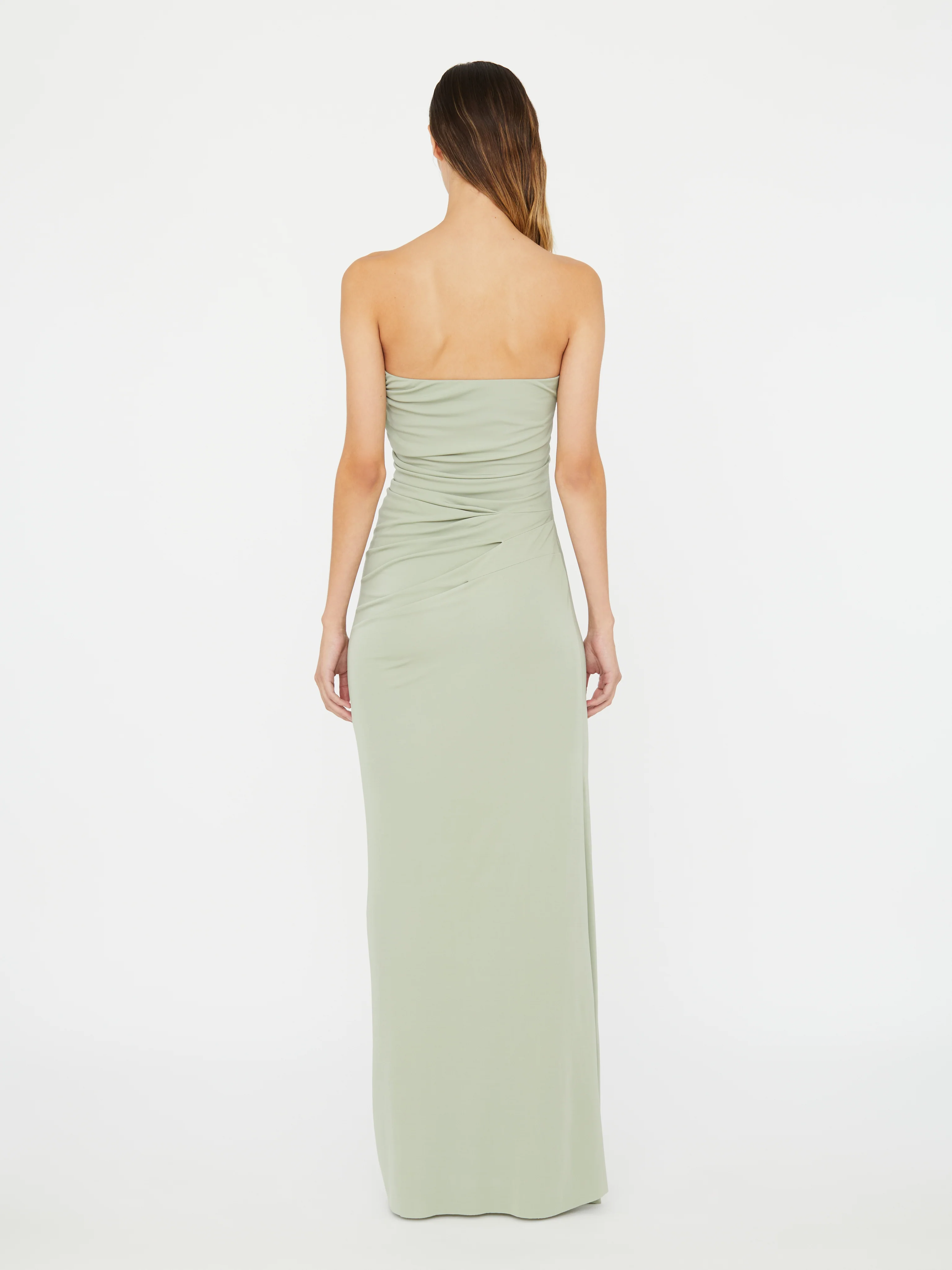 Odessa Arced Strapless Gown - Image 4