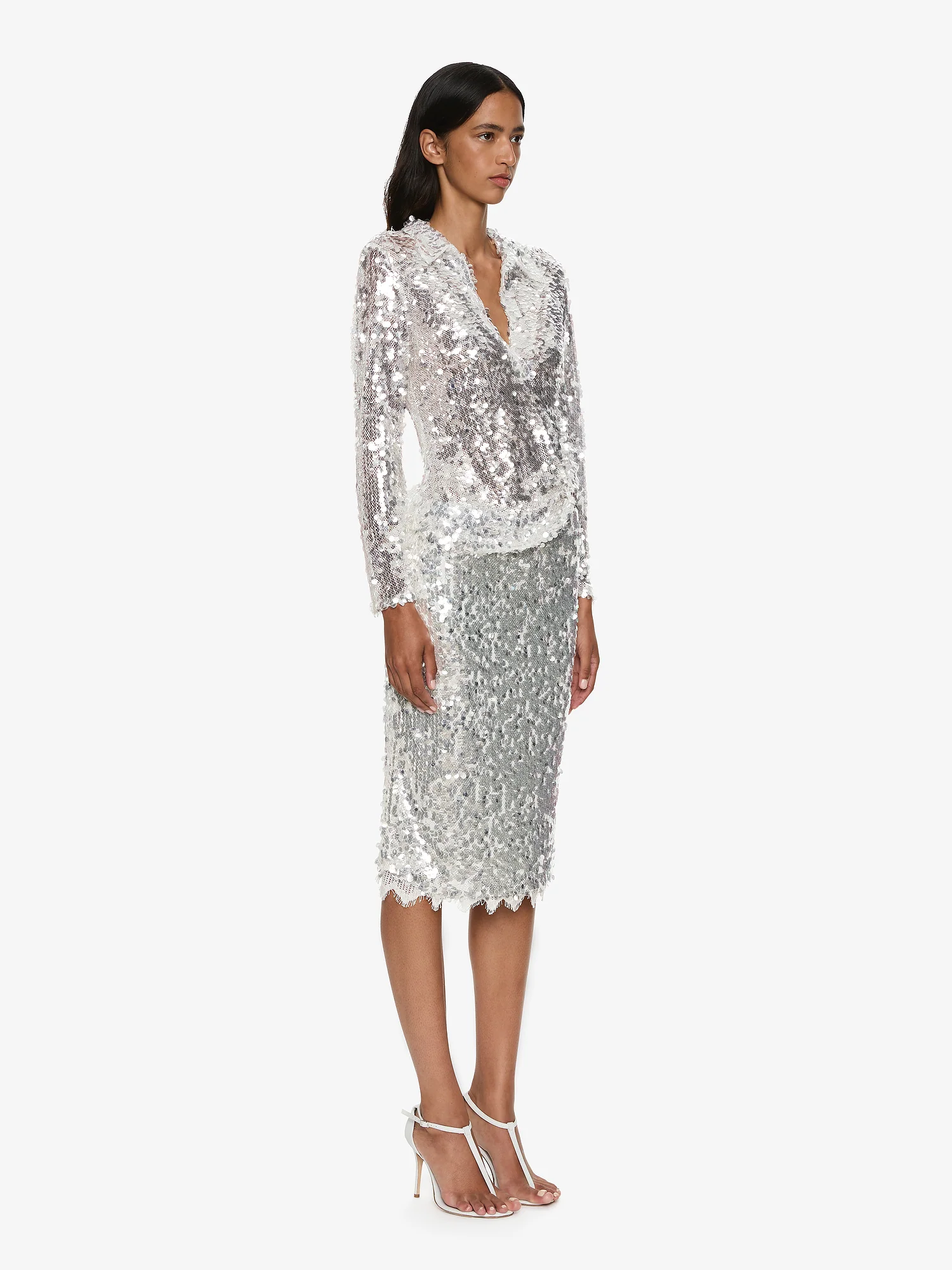 Opaline Sequin Skirt - Image 3