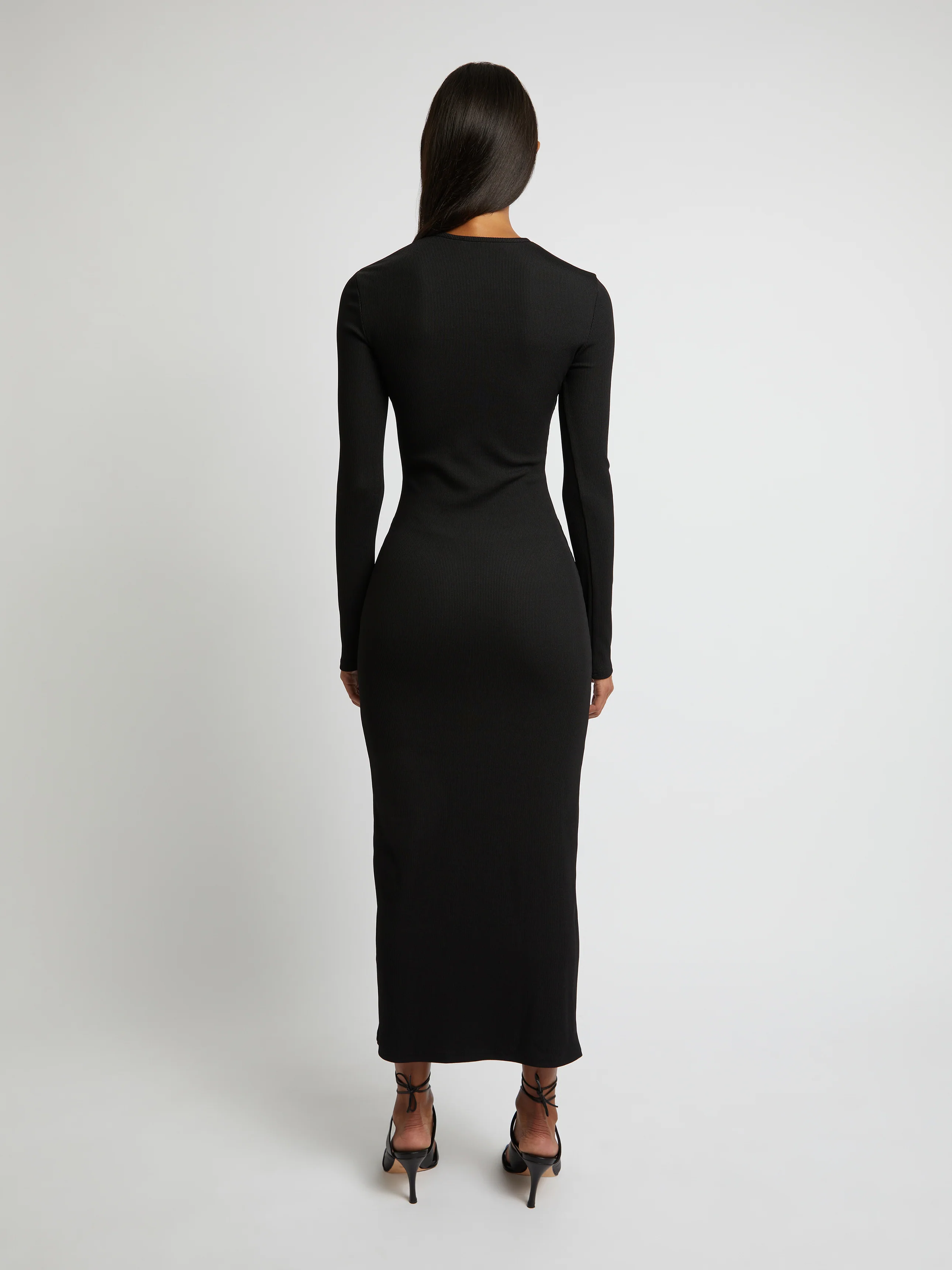 Orbit Ruched Long Sleeve Dress - Image 4