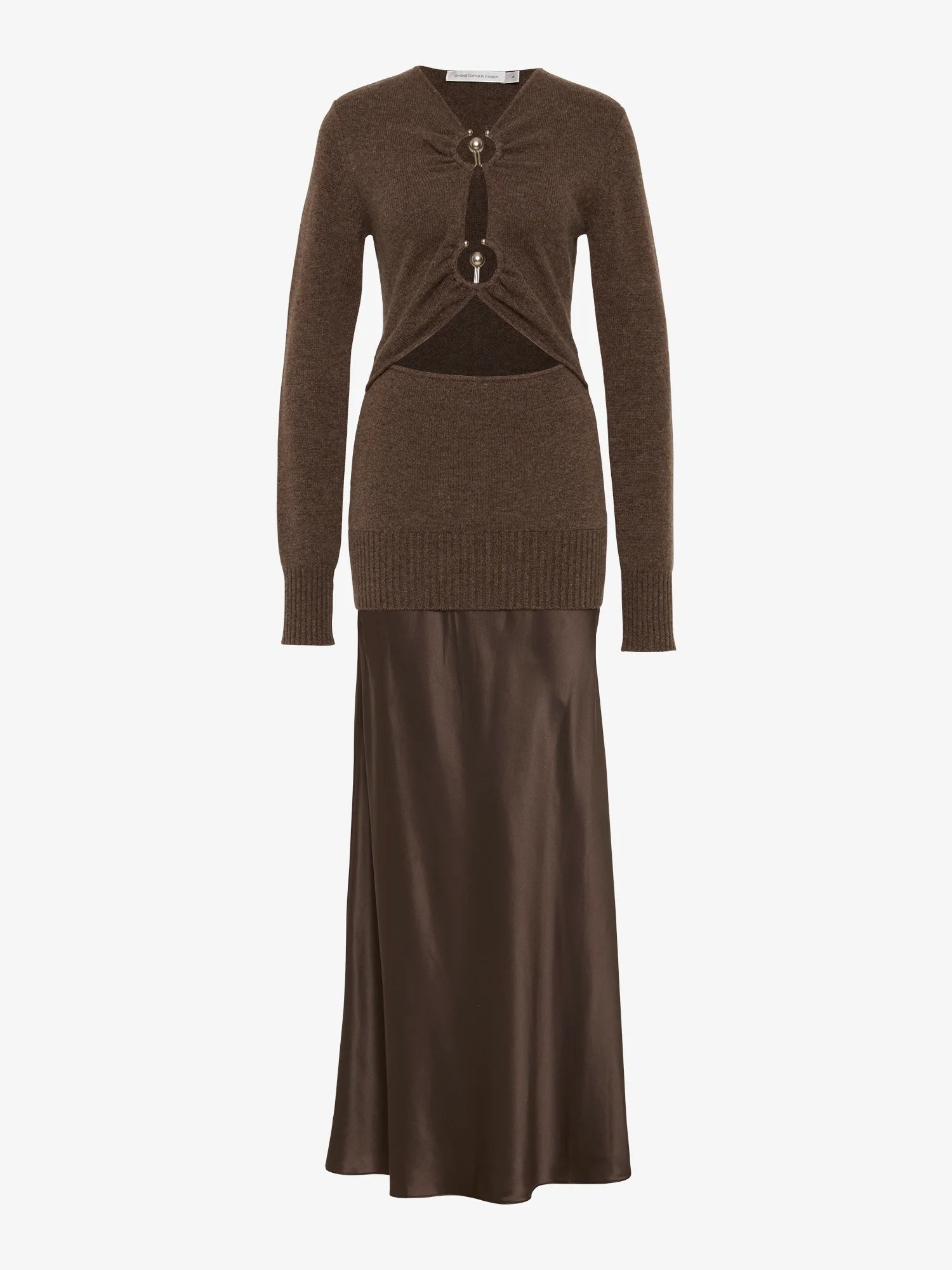 Orbit Ruched Monument Long Sleeve Dress - Image 6