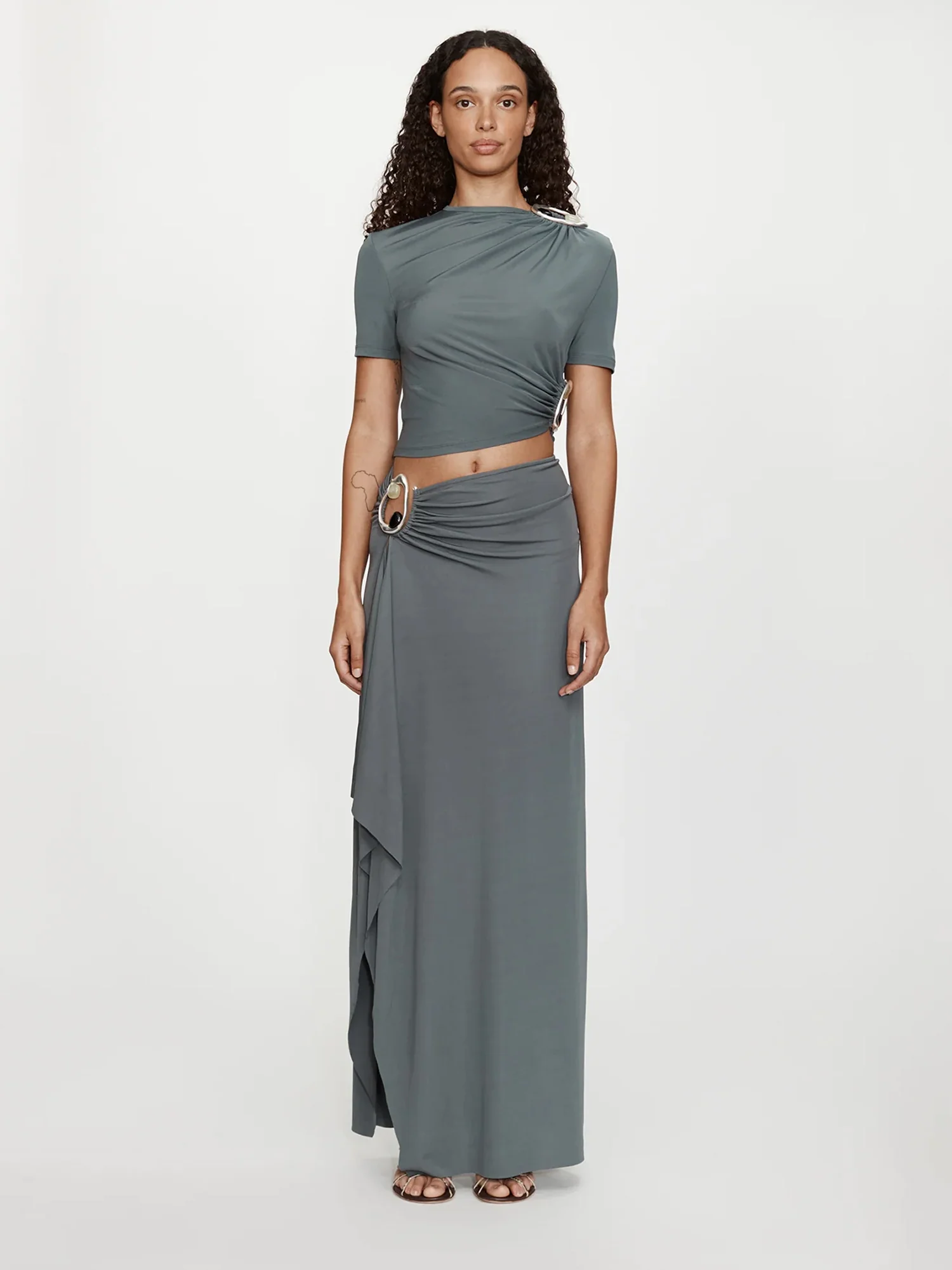 Orica Crystal Cascade Jersey Skirt
