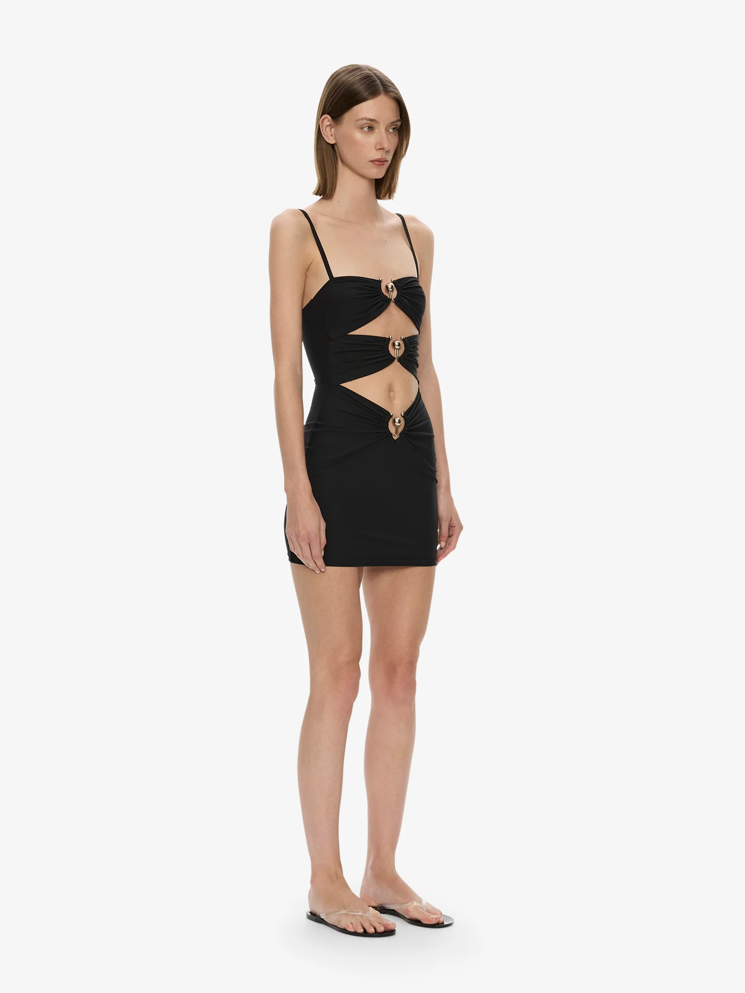 Pierced Orbit Mini Dress - Image 3