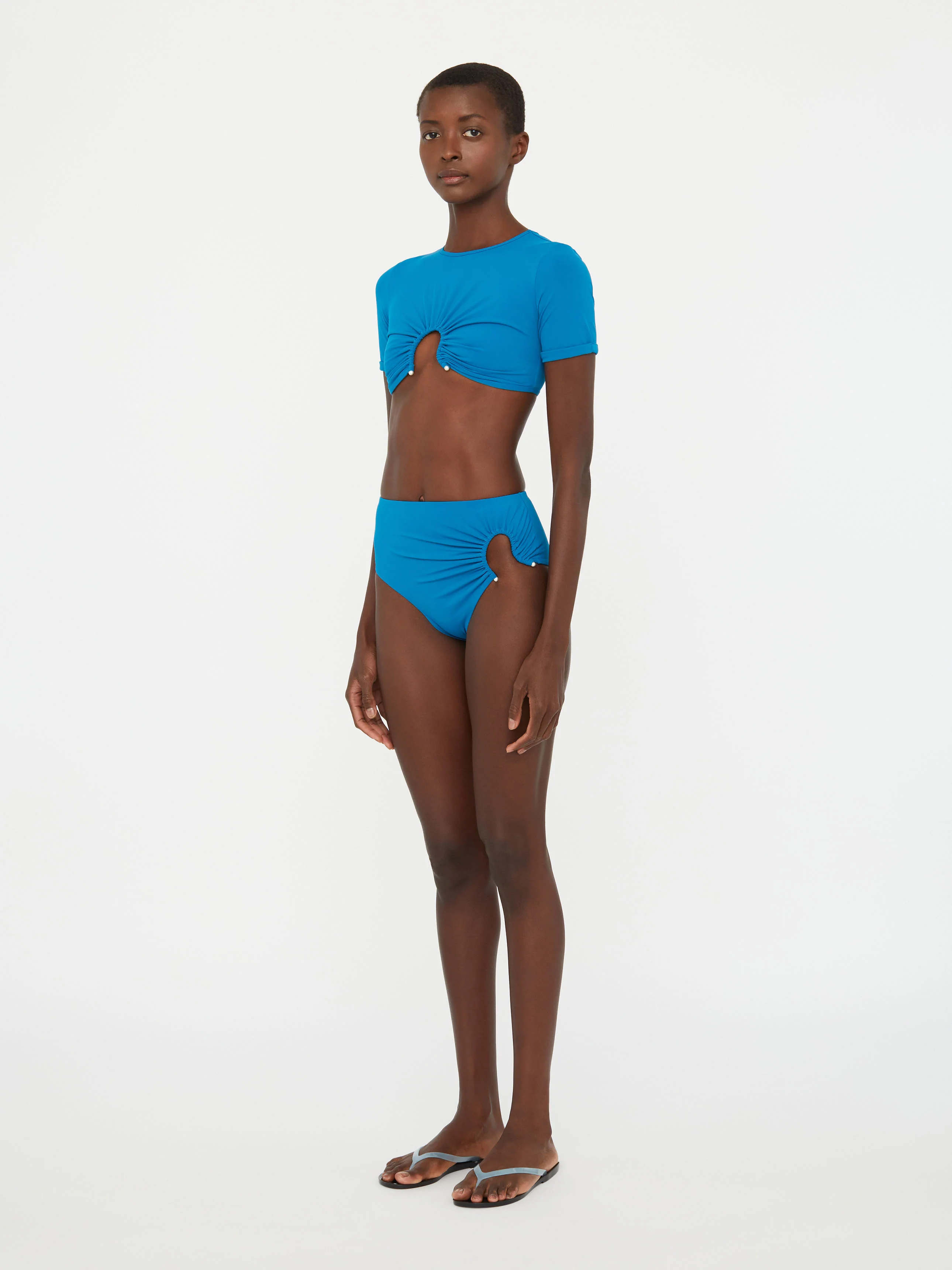 Ruched Crescent High Brief - Image 5