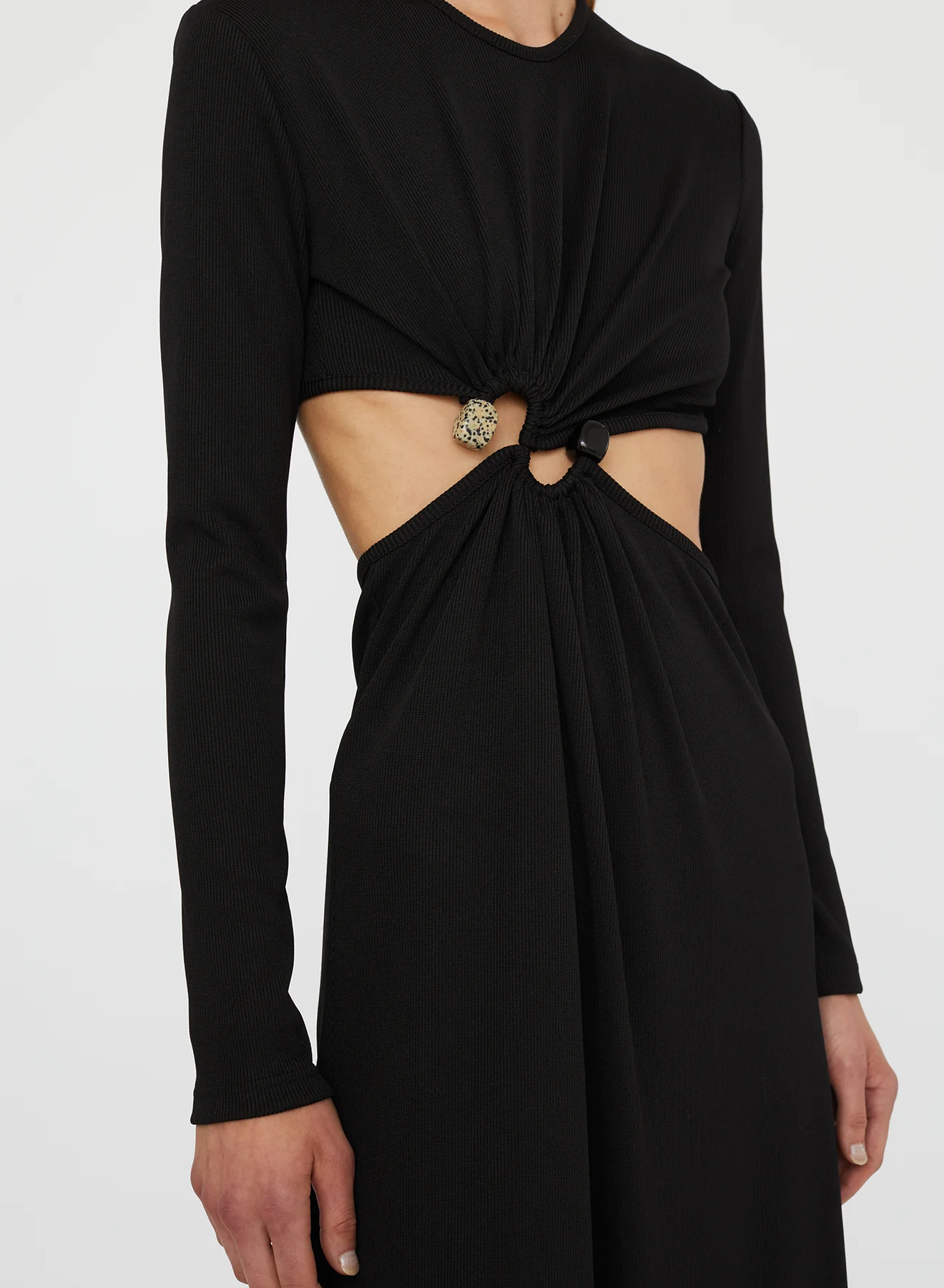 S-Buckle Long Sleeve Dress - Image 4