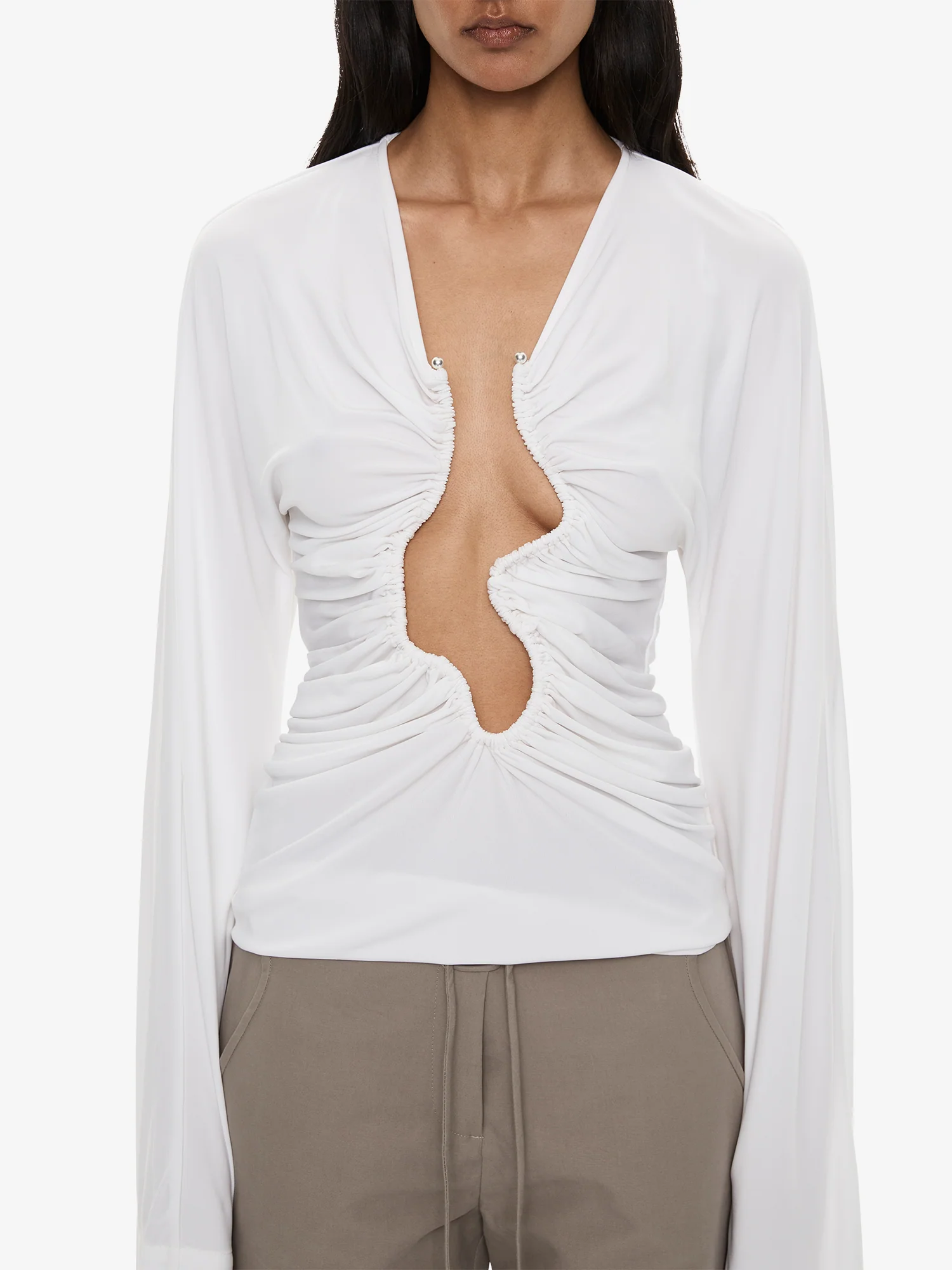 Salacia Ruched Long Sleeve Top - Image 7