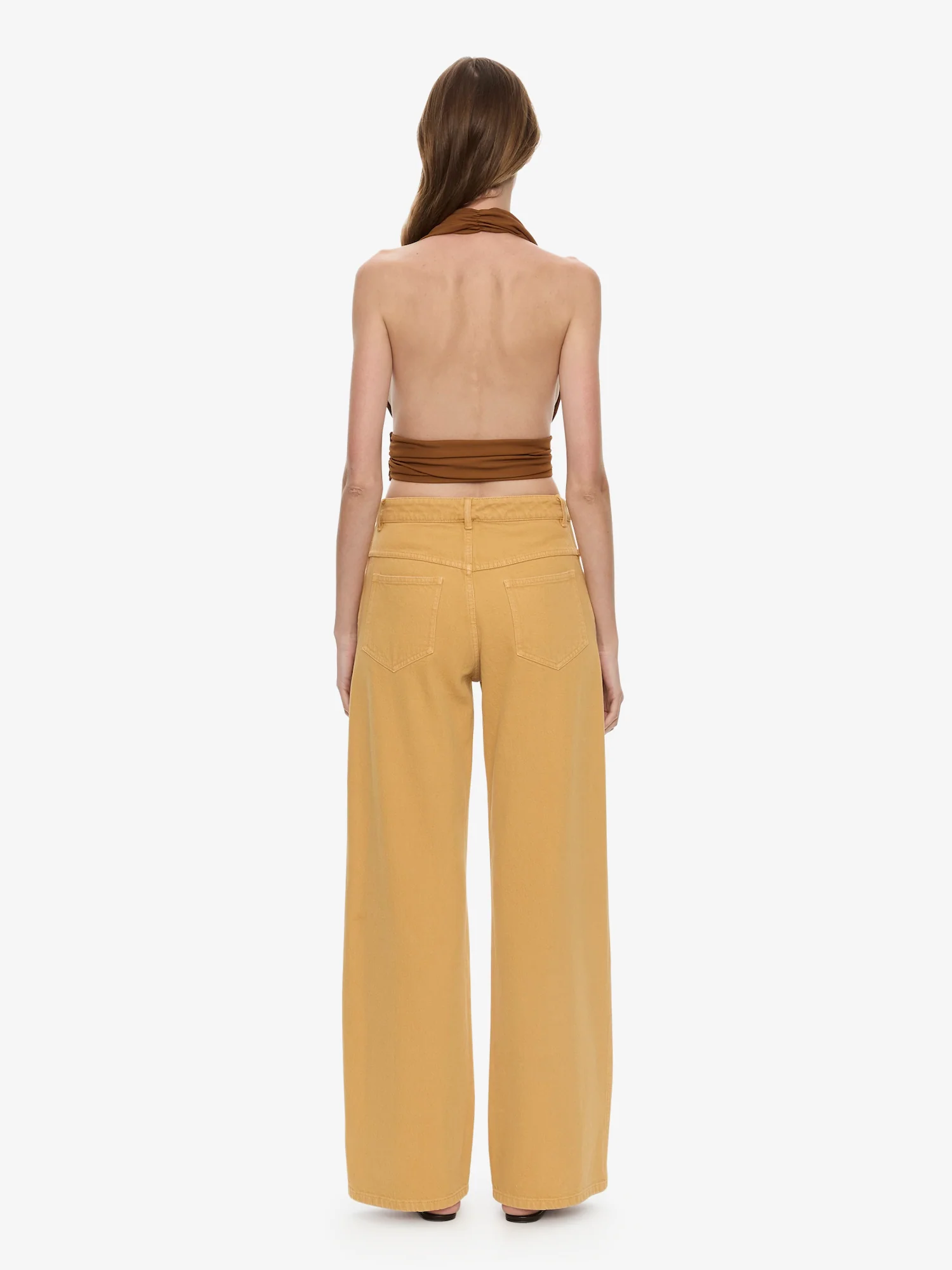 Scarf Draped Halter Top - Image 5