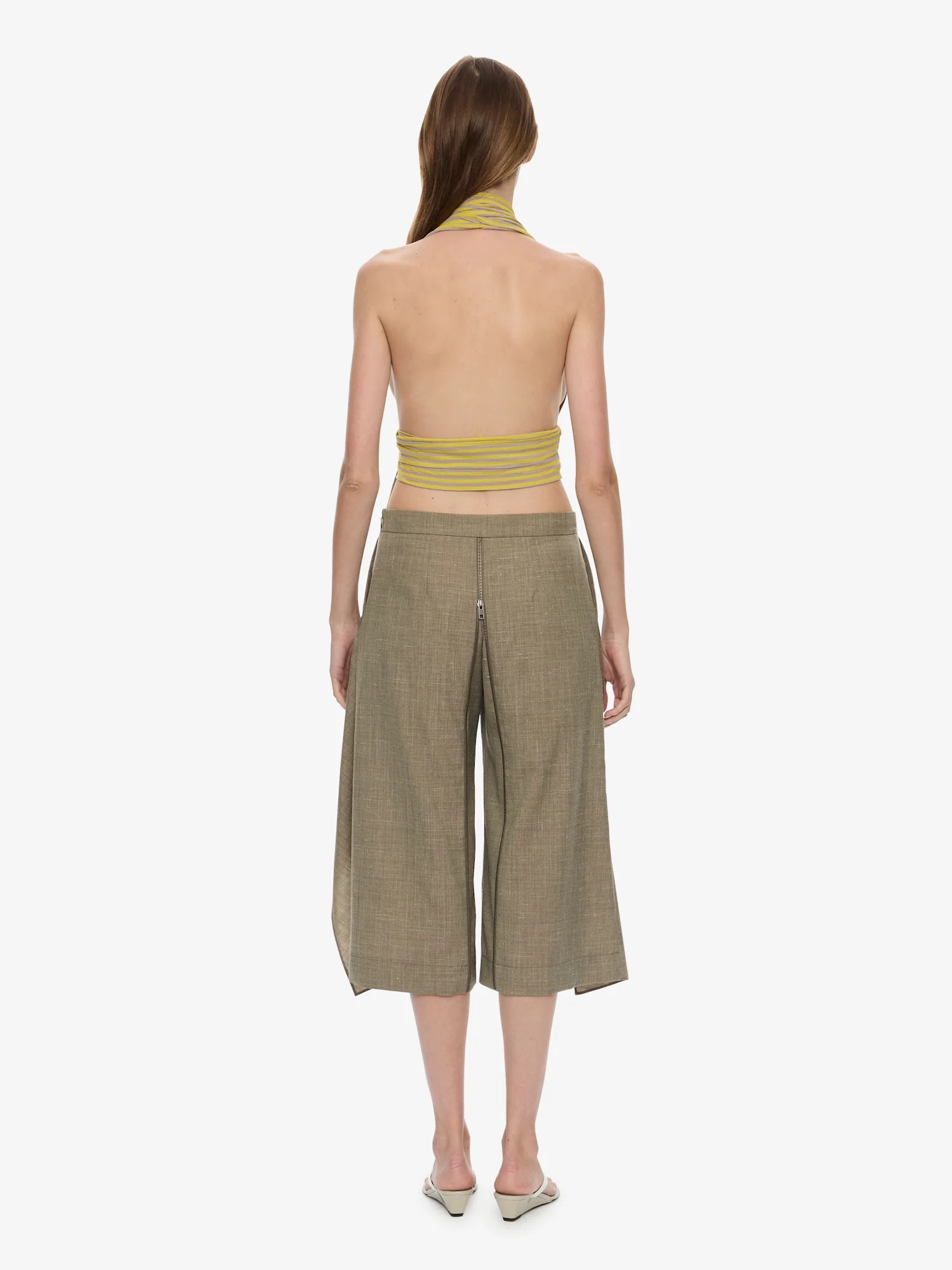 Scarf Draped Halter Top - Image 5