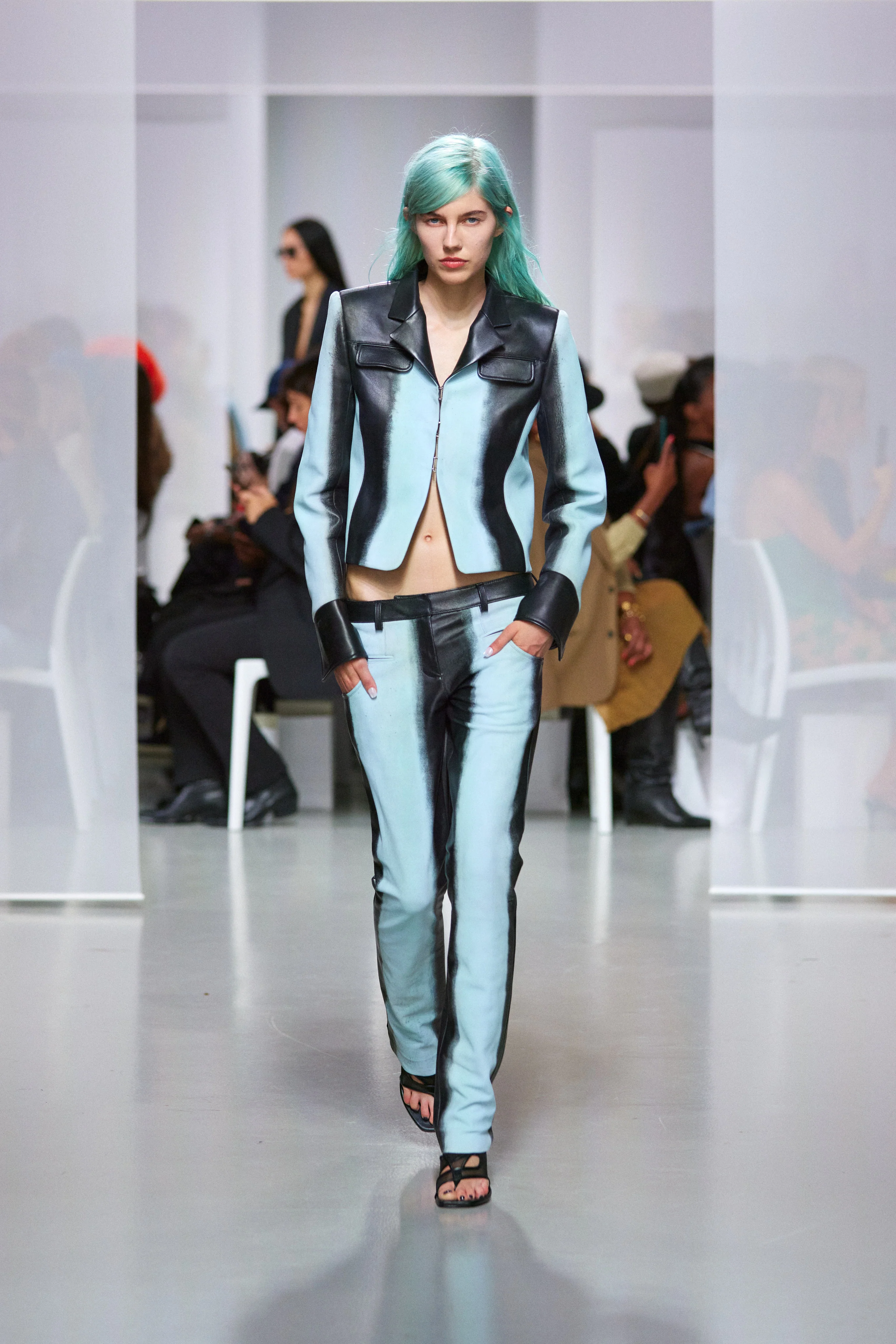 Scuffed Leather Jacket - Image 6