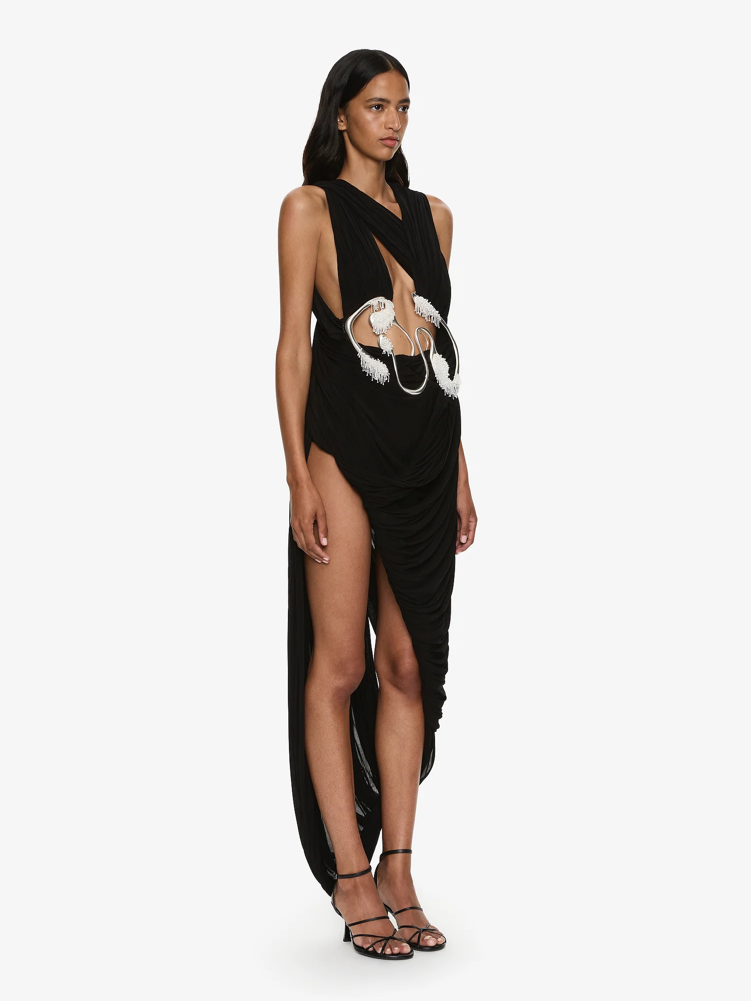 Sculptured Draped Tank Dress - Image 3