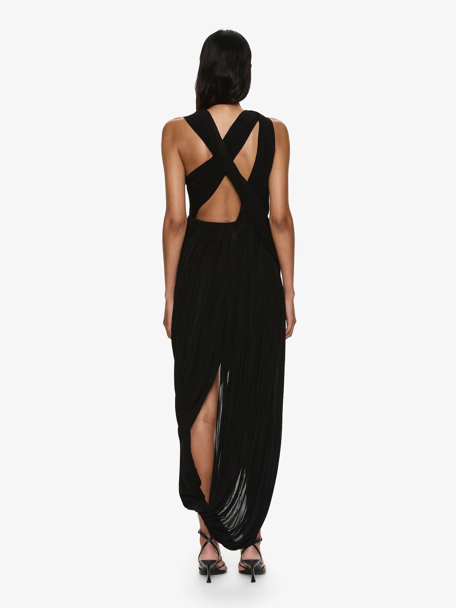 Sculptured Draped Tank Dress - Image 4