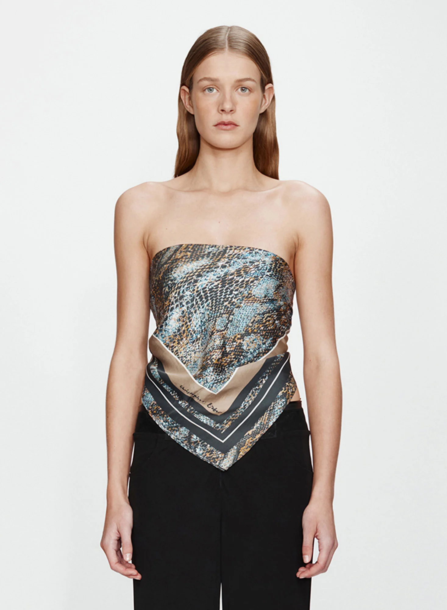 Serpent Silk Scarf