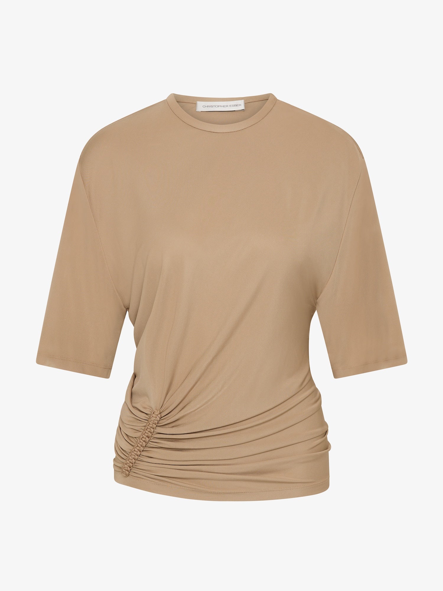 Shibari Jersey Ruche Tee - Image 7