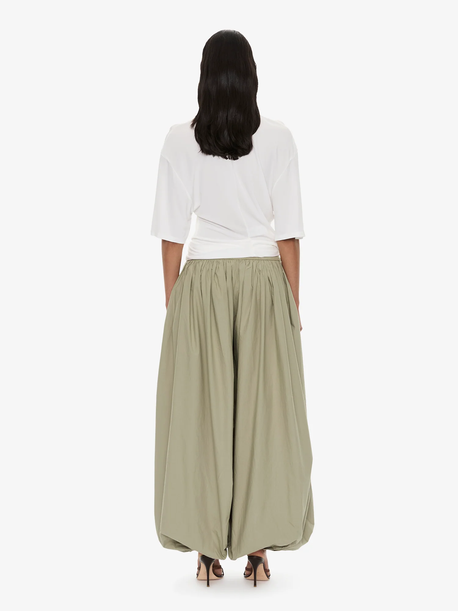 Side Cowl Waist Tee - Image 4