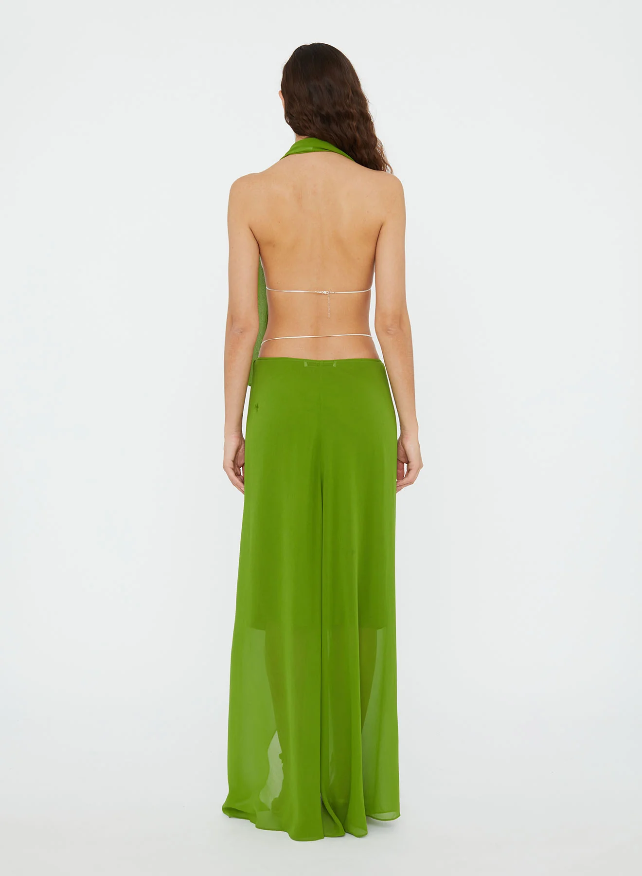 Silk Chain Sarong Skirt - Image 4