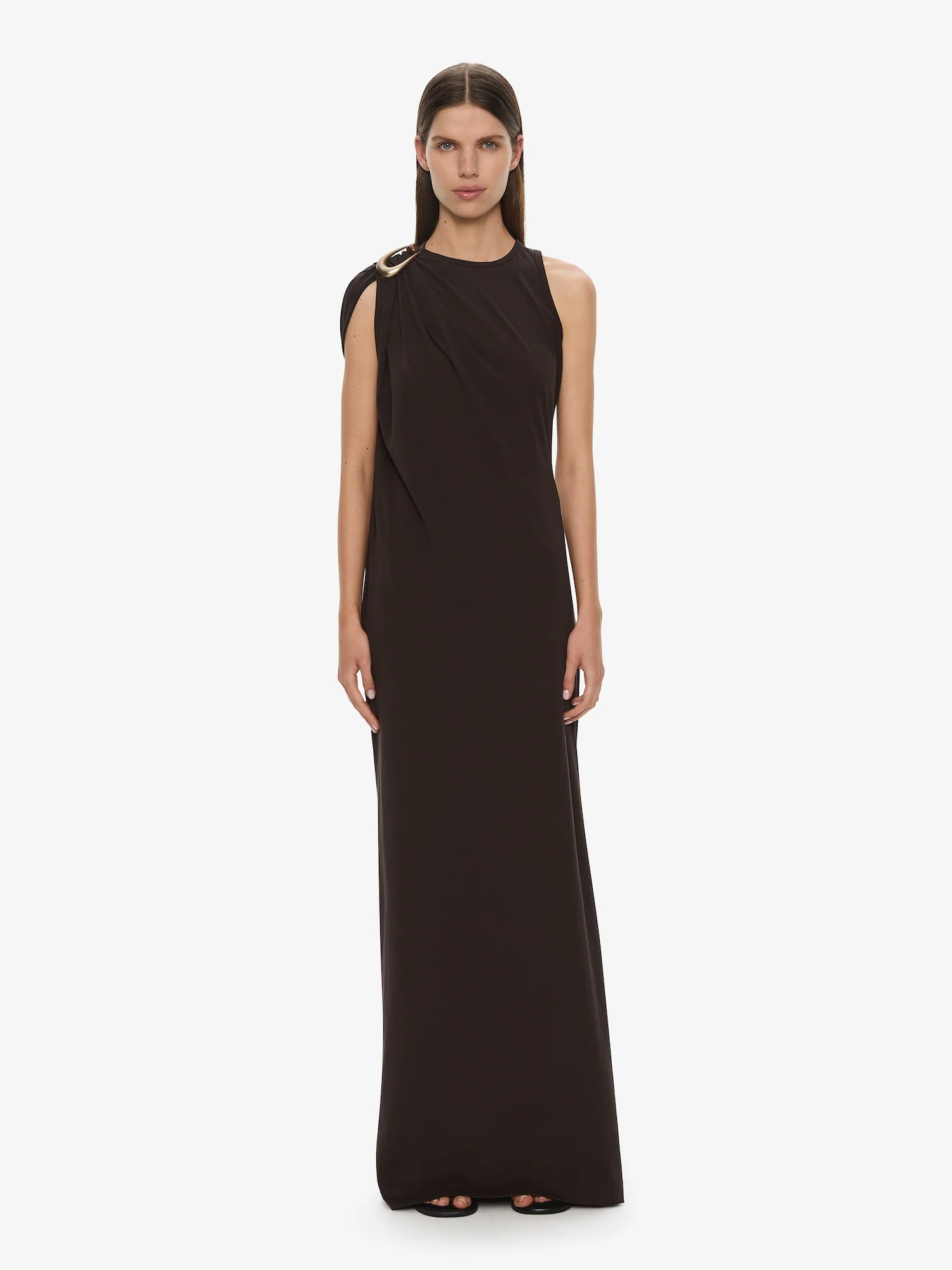 Stone Pin Column Tee Dress