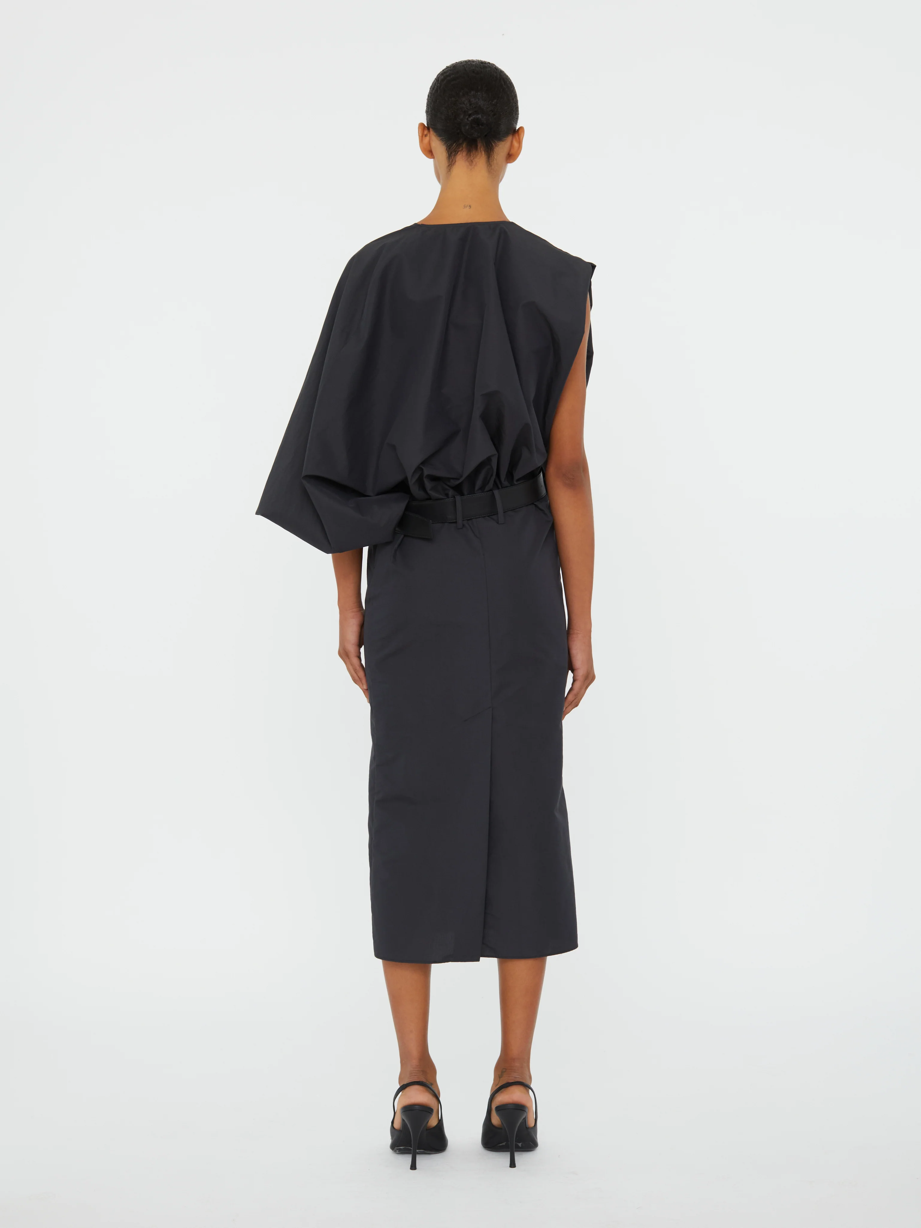 Swaddled Taffeta Dress - Image 6