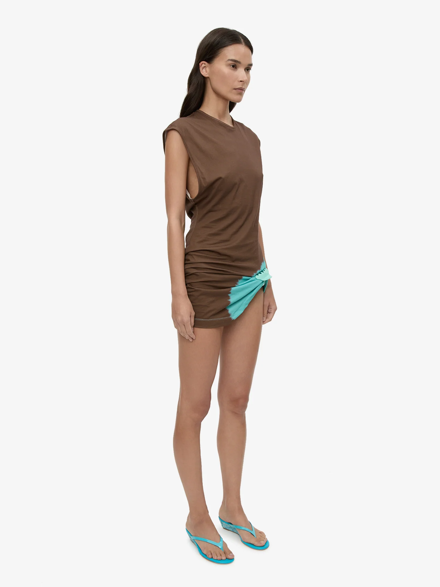 Tie Dye Snap Clip Tank Dress - Image 2