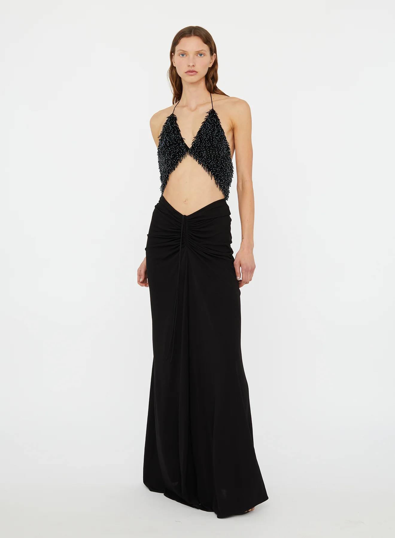 Tiered Thorn Beaded Disconnect Dress - Image 4