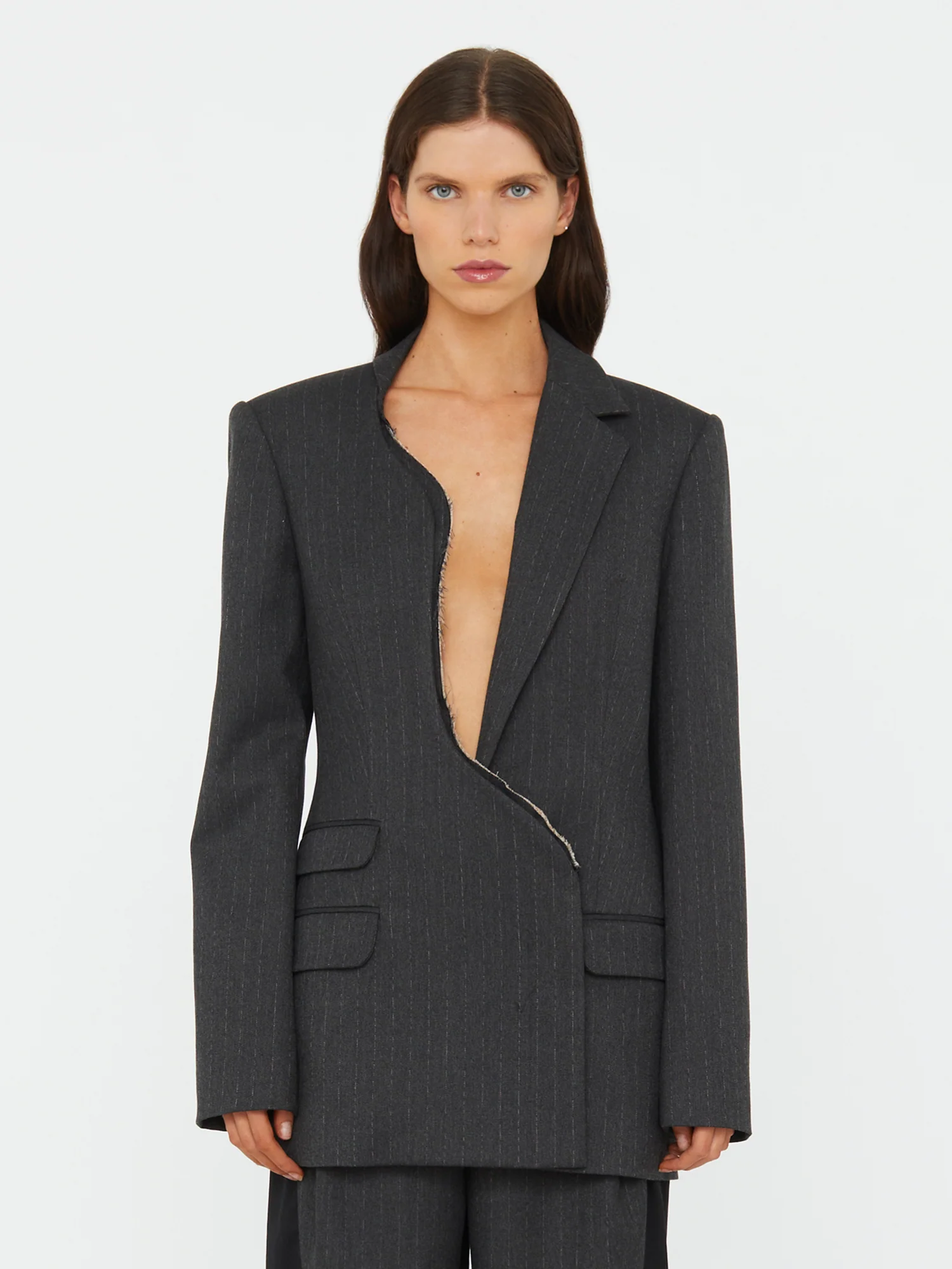 Torrent Pinstripe Blazer - Image 2