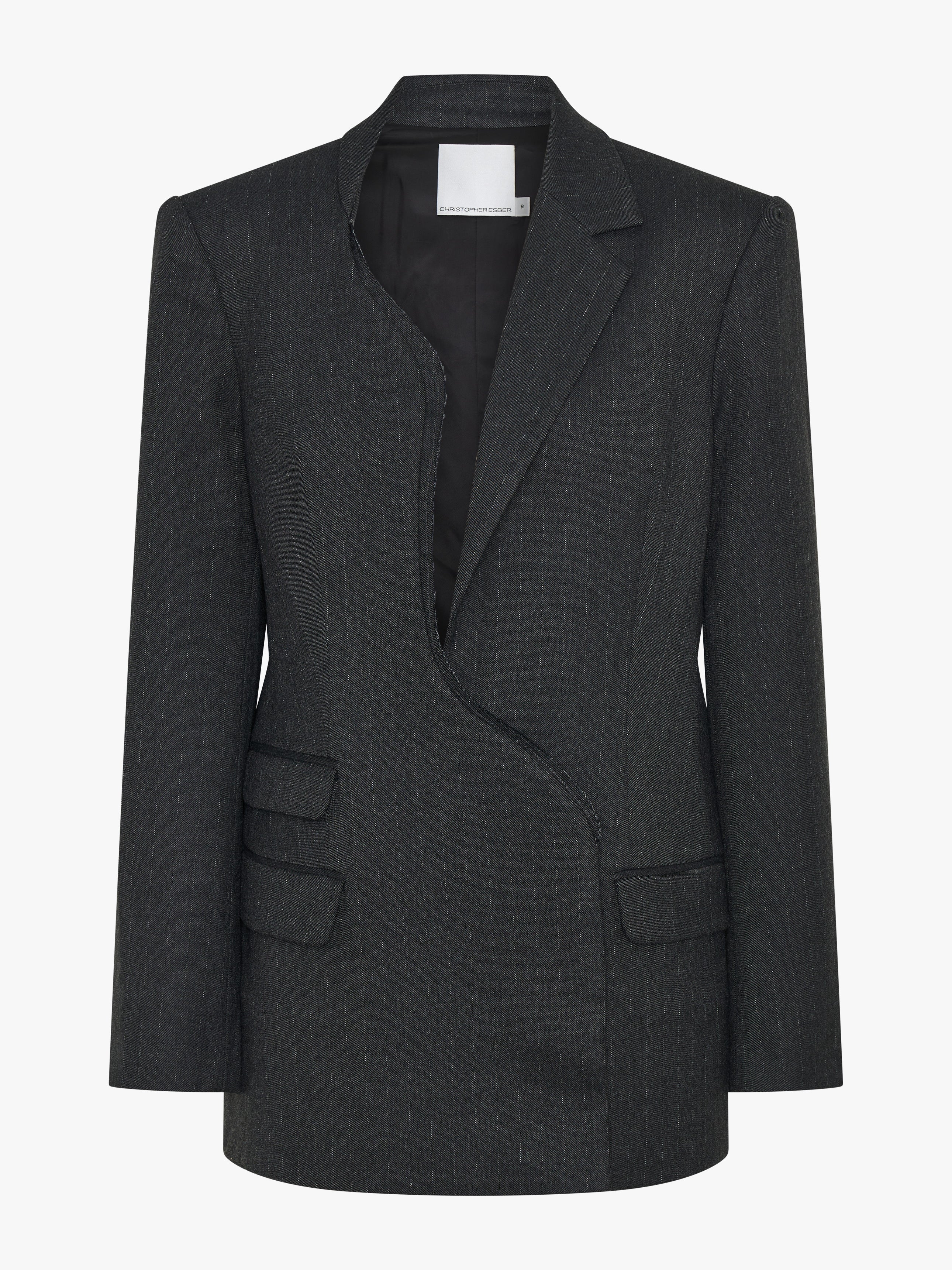 Torrent Pinstripe Blazer - Image 8