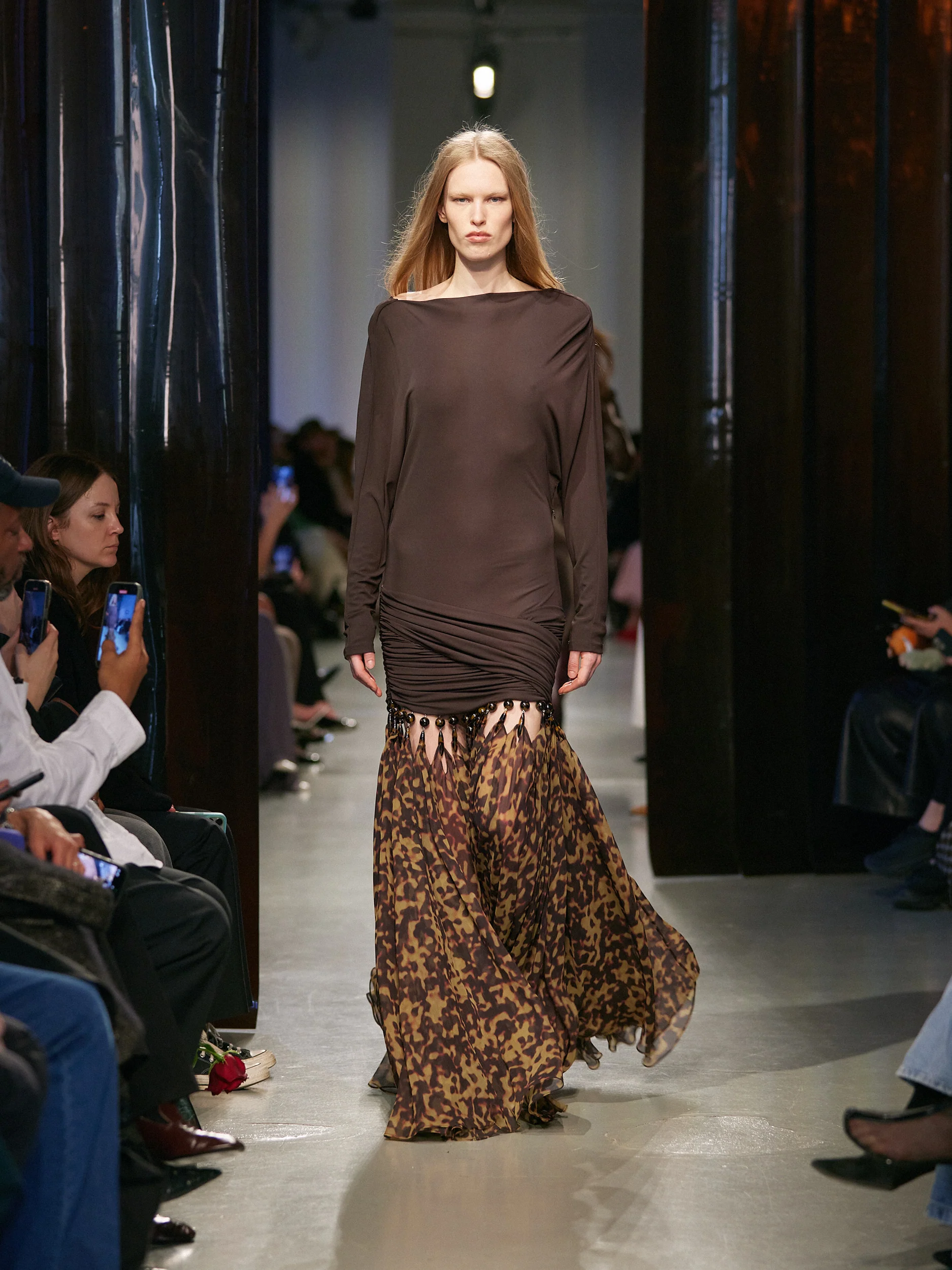 Tortoiseshell Droplet Jersey Gown - Image 2