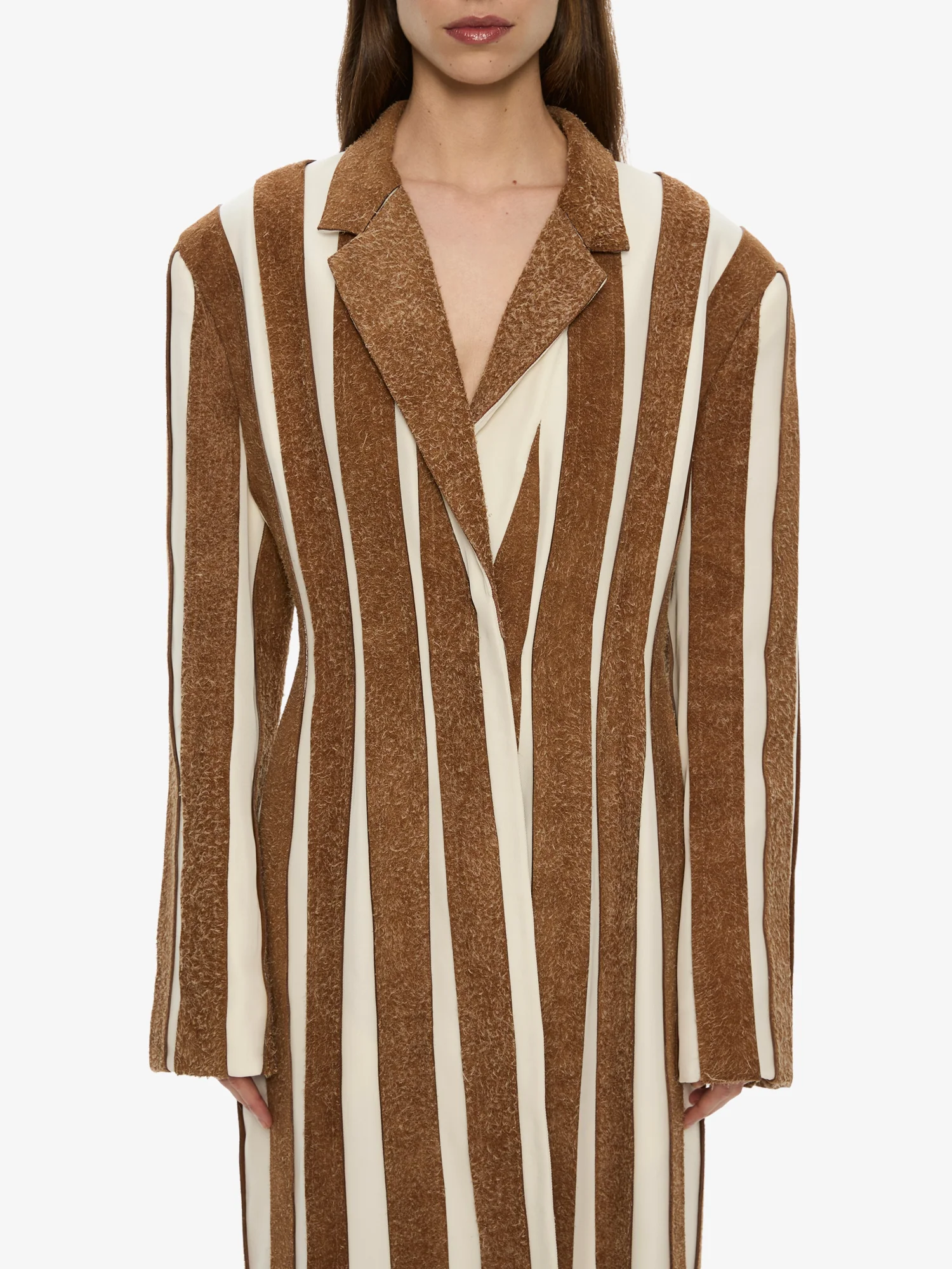 Tropic Leather Panelled Coat - Image 3