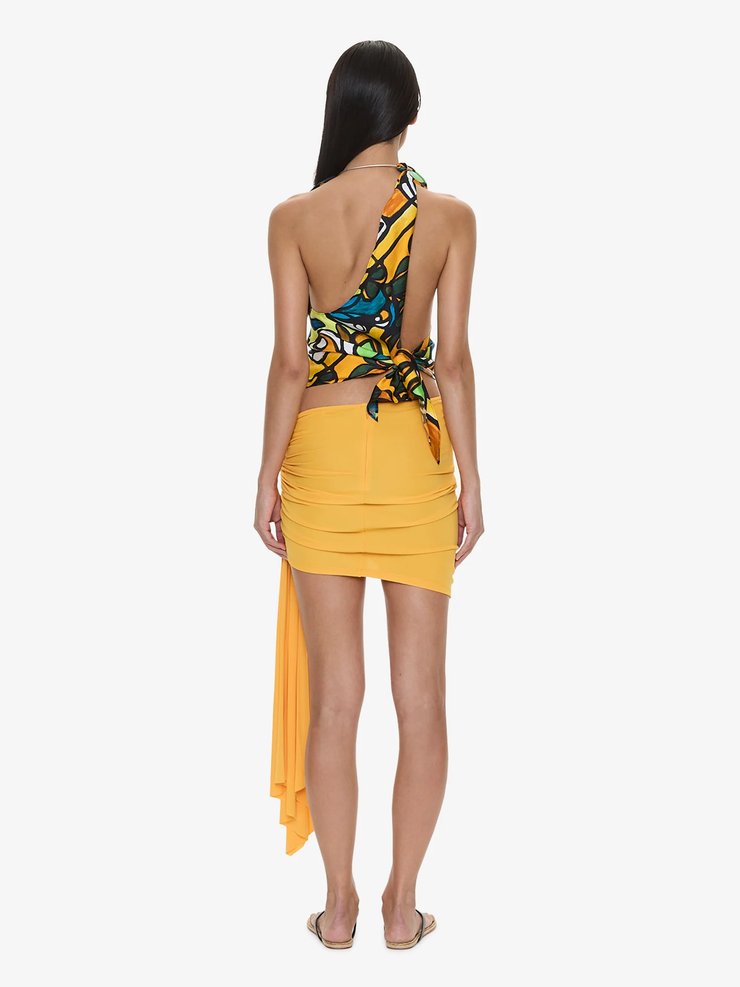Tropic Nouveau Scarf Tie Top - Image 10