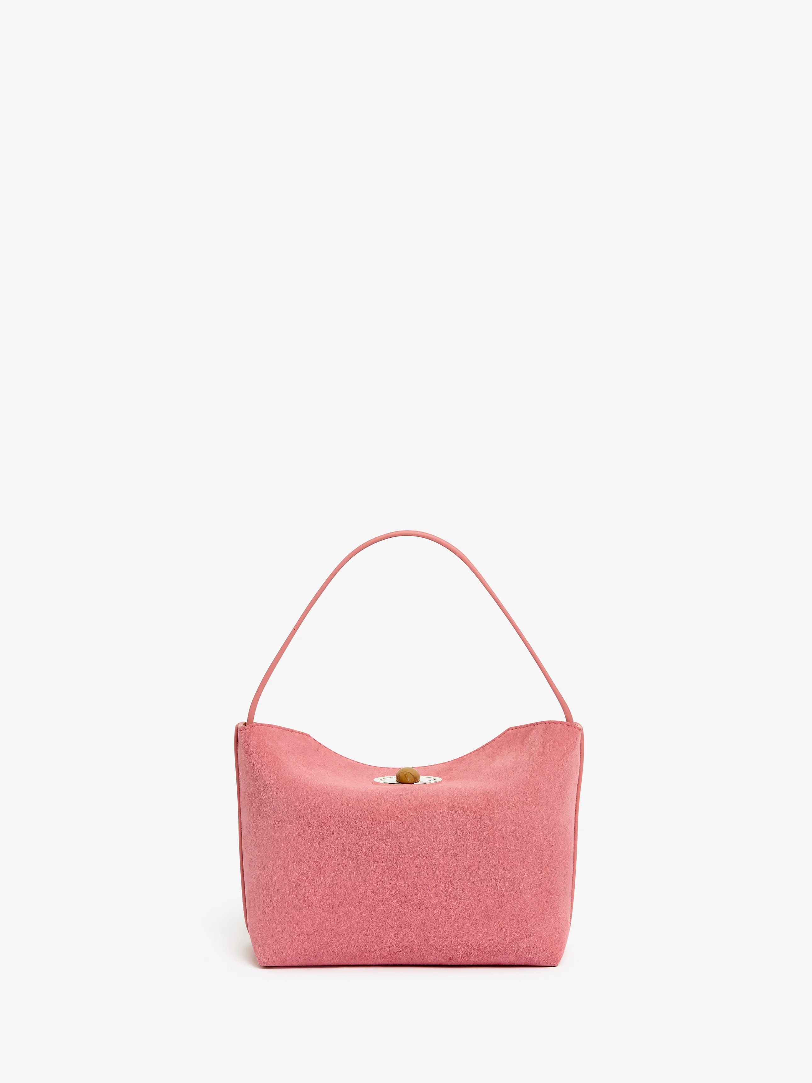 Turnlock Suede Mini Bag - Image 4