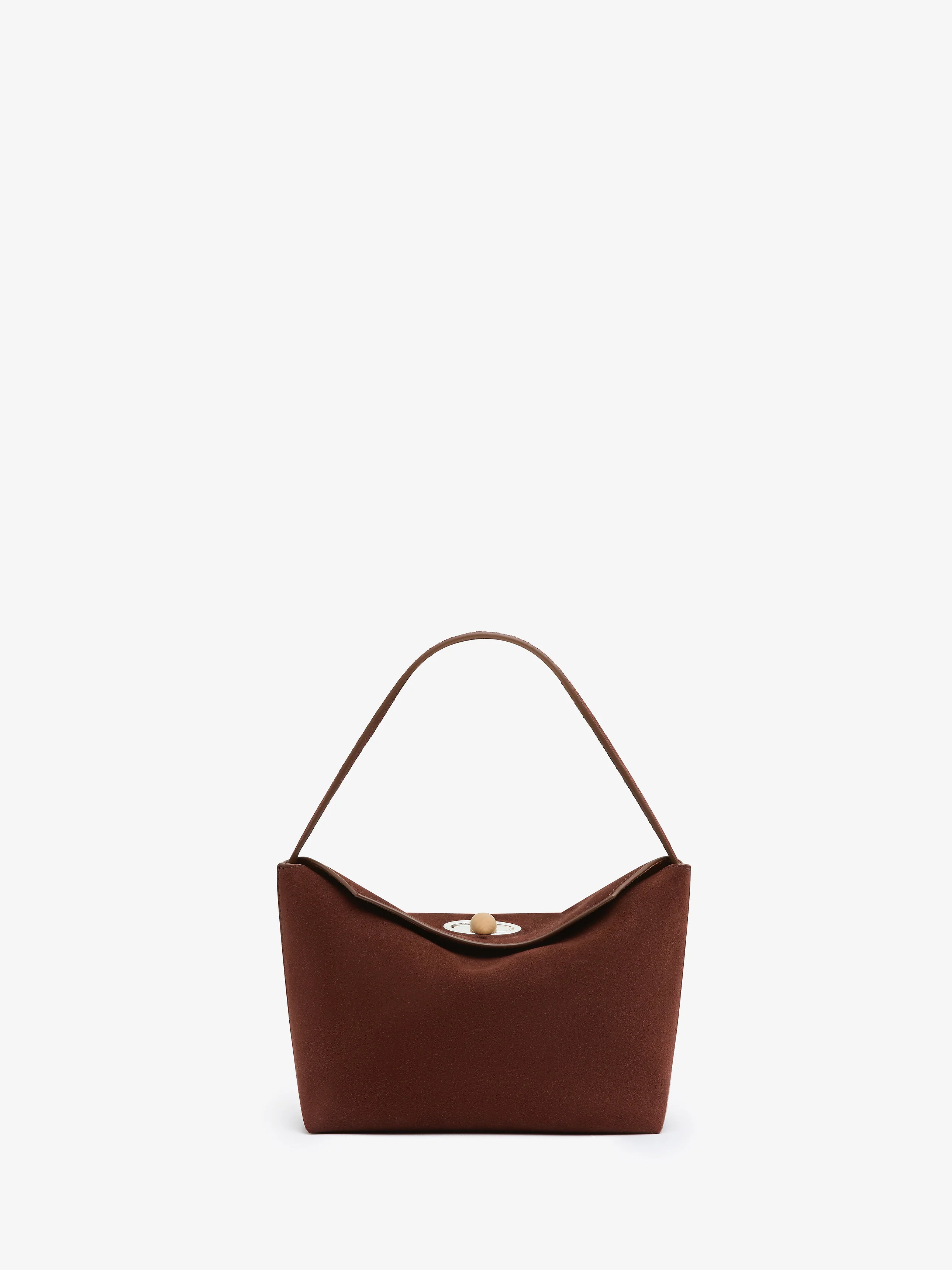 Turnlock Suede Mini Bag