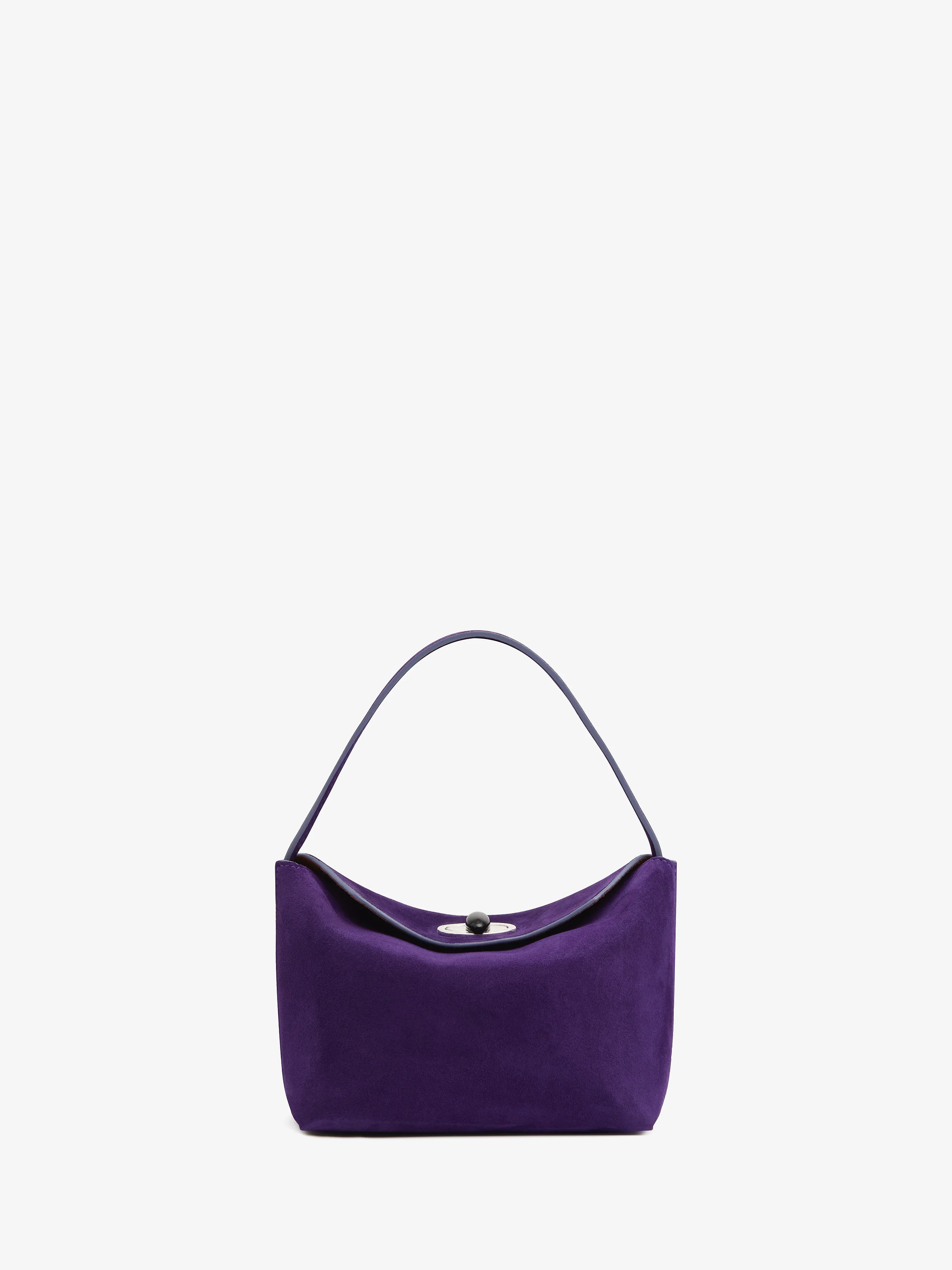 Turnlock Suede Mini Bag