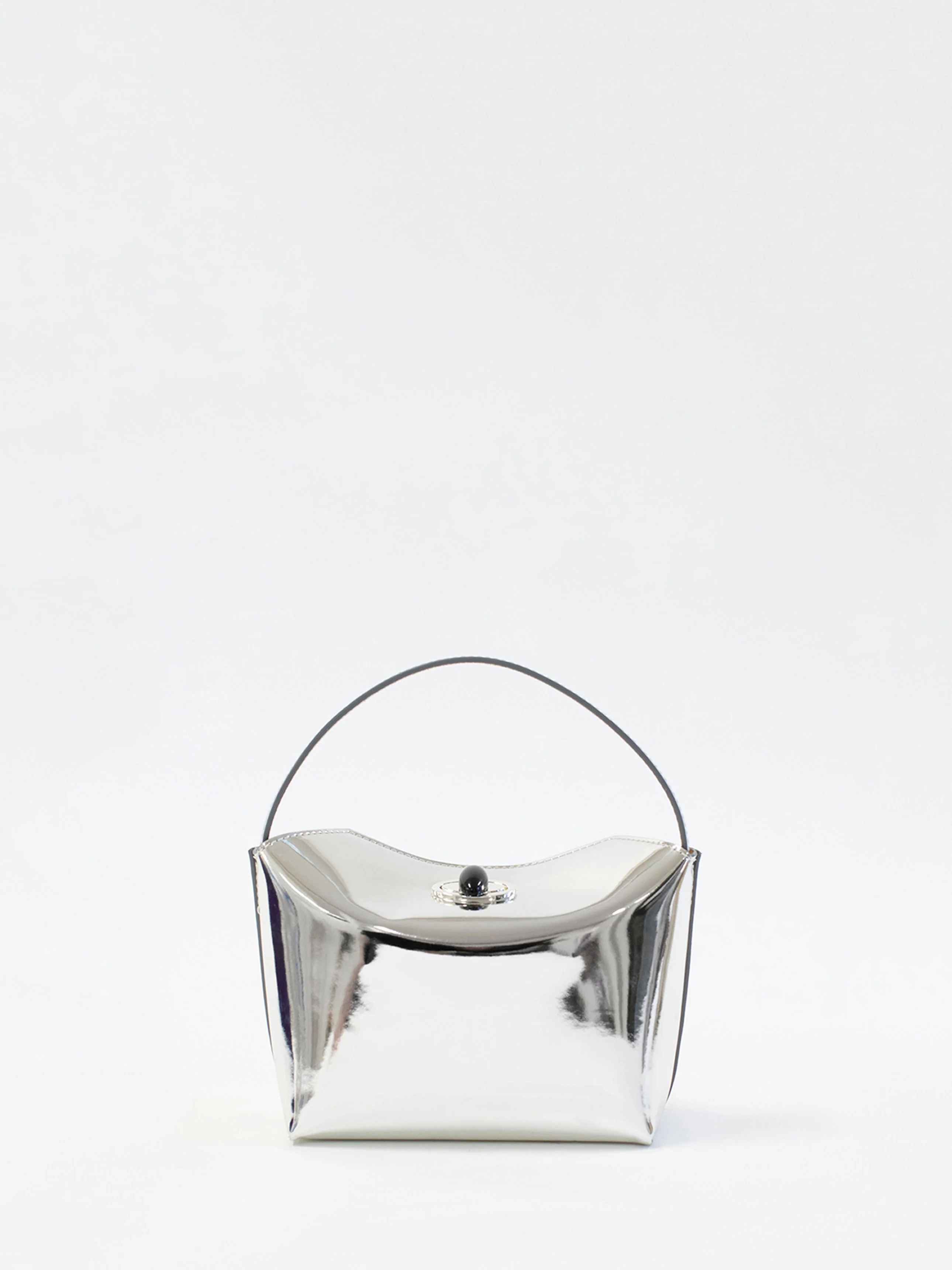 Turnlock Metallic Mini Bag - Image 2