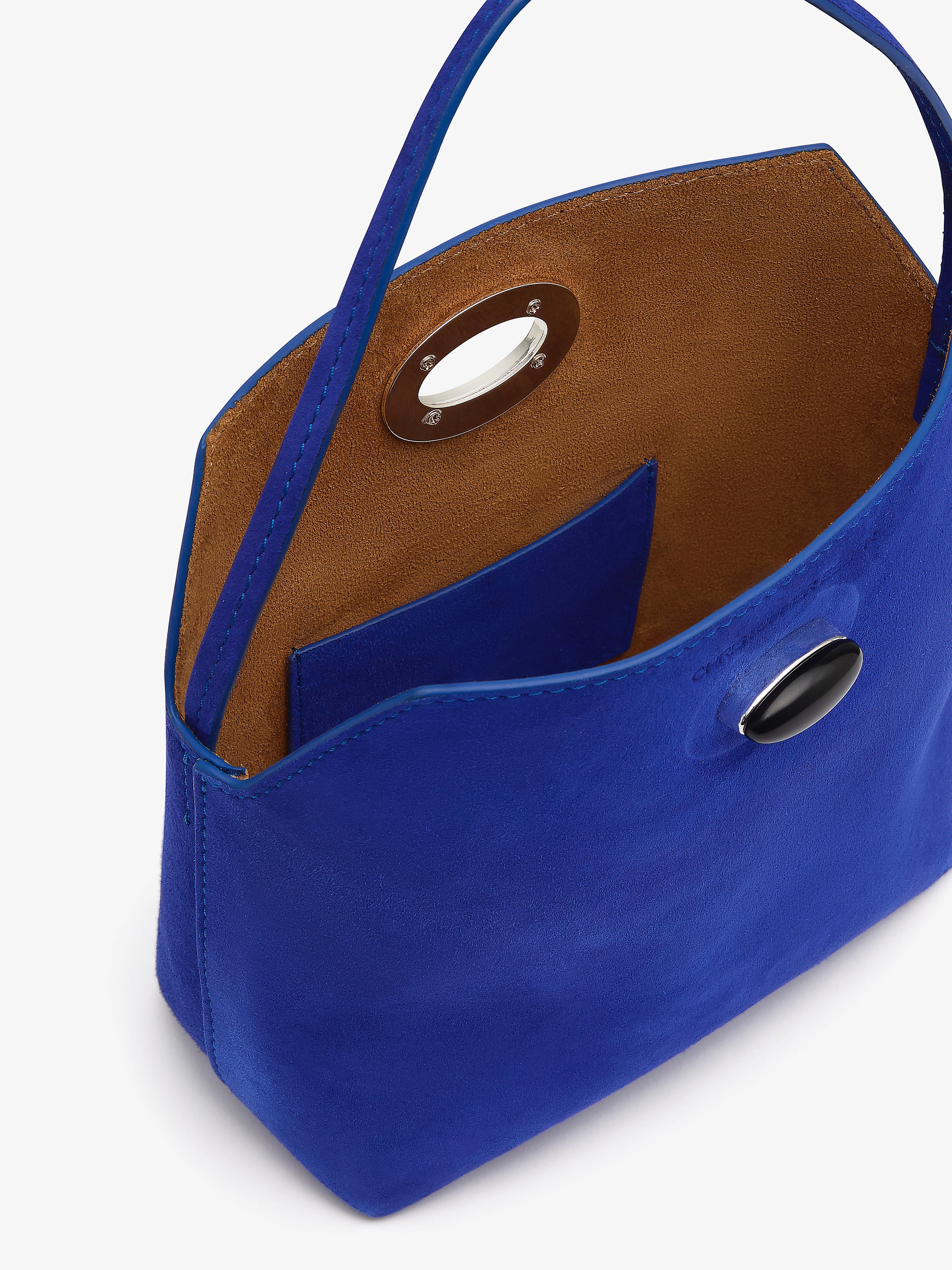 Turnlock Suede Mini Bag - Image 4